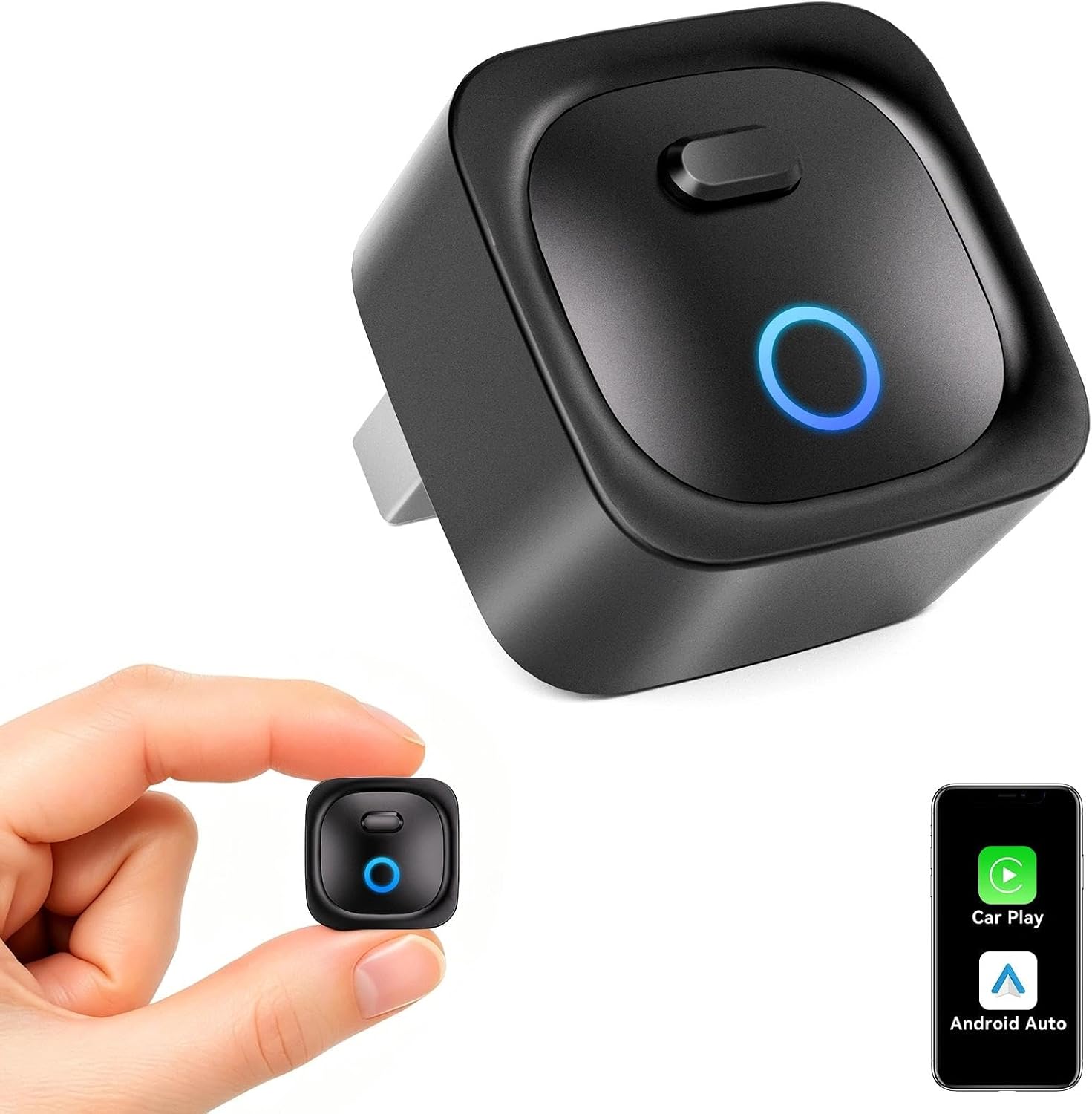 Detalle de 2 in 1 Adattatore Wireless per CarPlay & Android Auto – Plug and Play