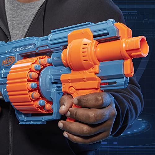 Detalle 2 de Nerf Elite 2.0 Shockwave RD-15, Lanzador de Dardos 🏹
