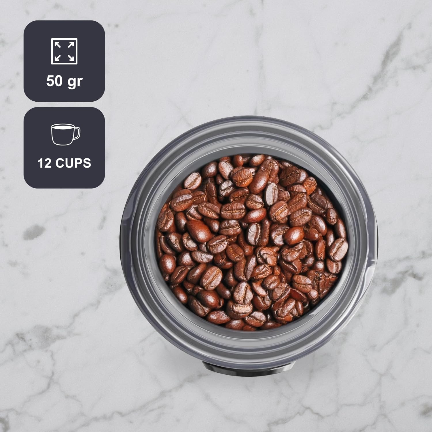 Thumbnail 2 de Black+Decker macinacaffè elettrico 150 W 50 g