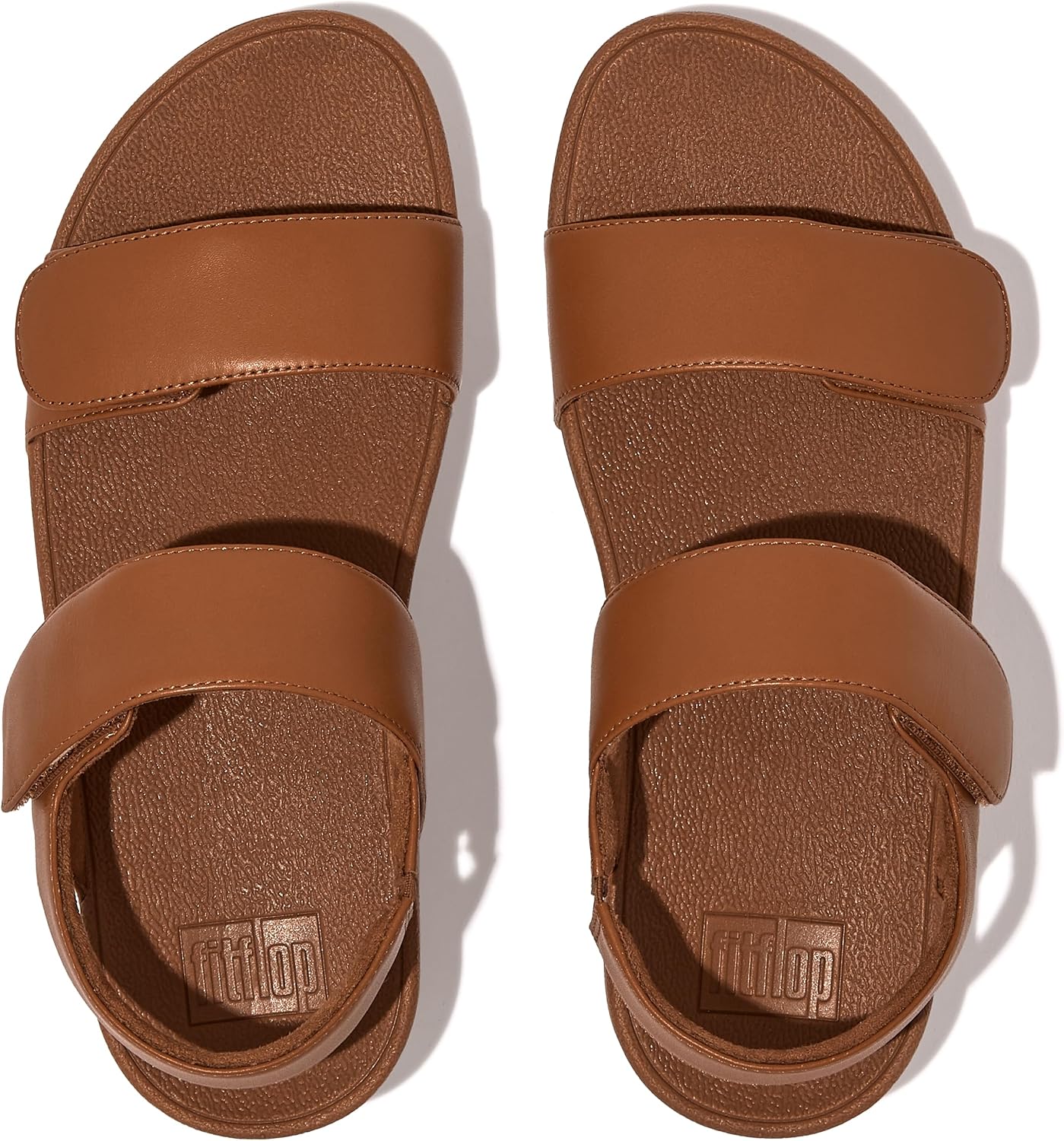 Detalle de Fitflop Lulu Adjustable Leather Back-strap Sandals – Sandales femme polyvalentes et confortables