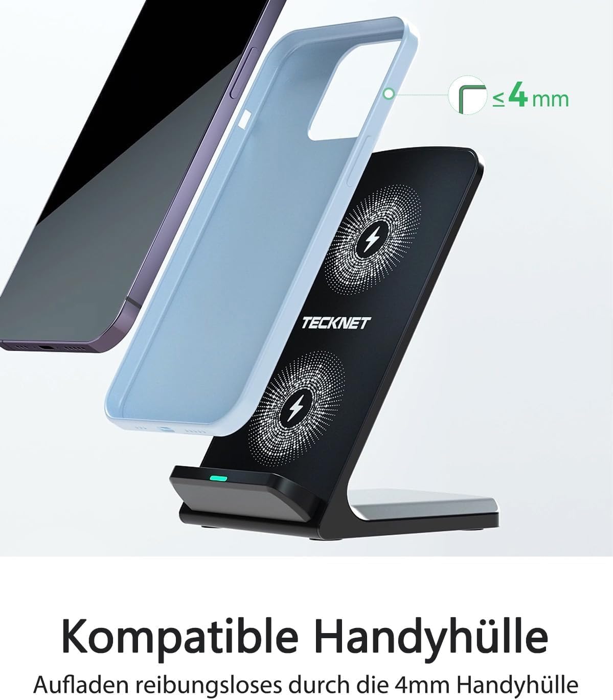 Thumbnail 6 de TECKNET Wireless Charger Stand 15W Qi