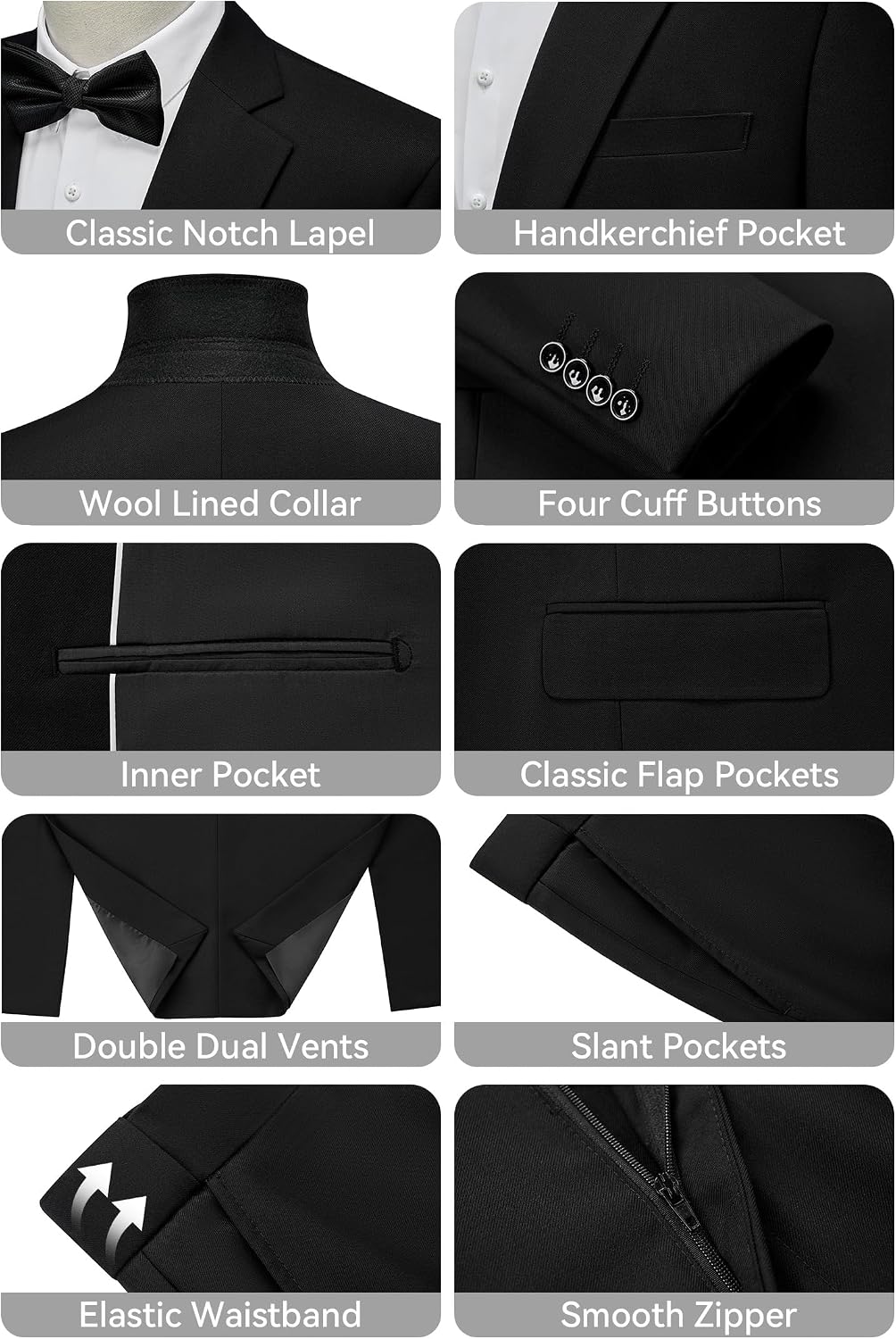 Detalle de WEEN CHARM Men's Suit, One-Button