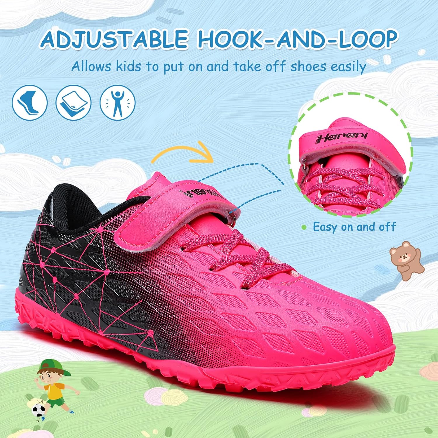 Thumbnail 3 de Kids Football Boots: Unisex Turf and Multi-Surface Trainers for Younger Players
