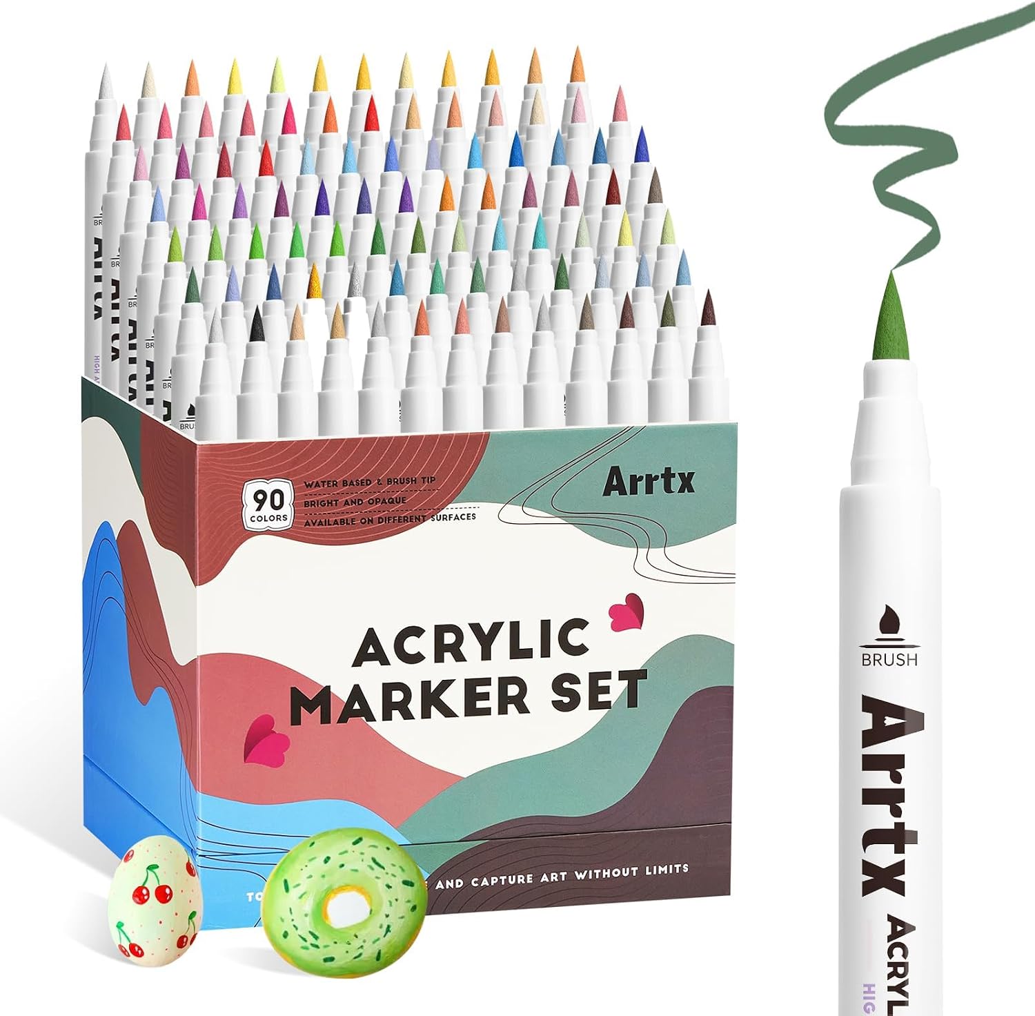 Detalle de Arrtx 90 Acrylic Paint Markers