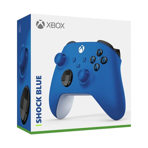 Thumbnail 6 de Xbox Wireless Gaming Controller, Shock Blue — Modernized design with textured grips and versatile connectivity
