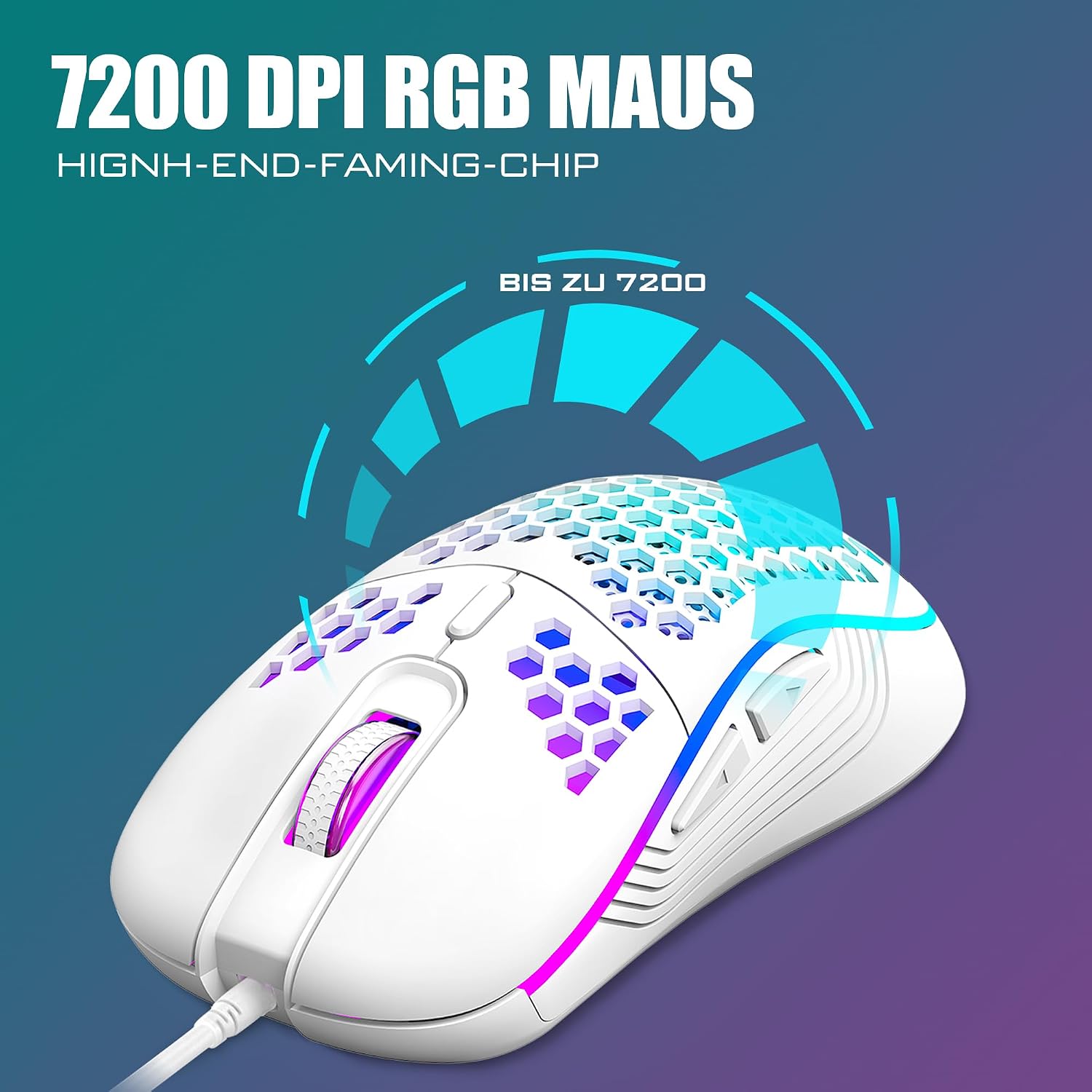 Detalle 2 de RedThunder 60% RGB Set 62 Tasten