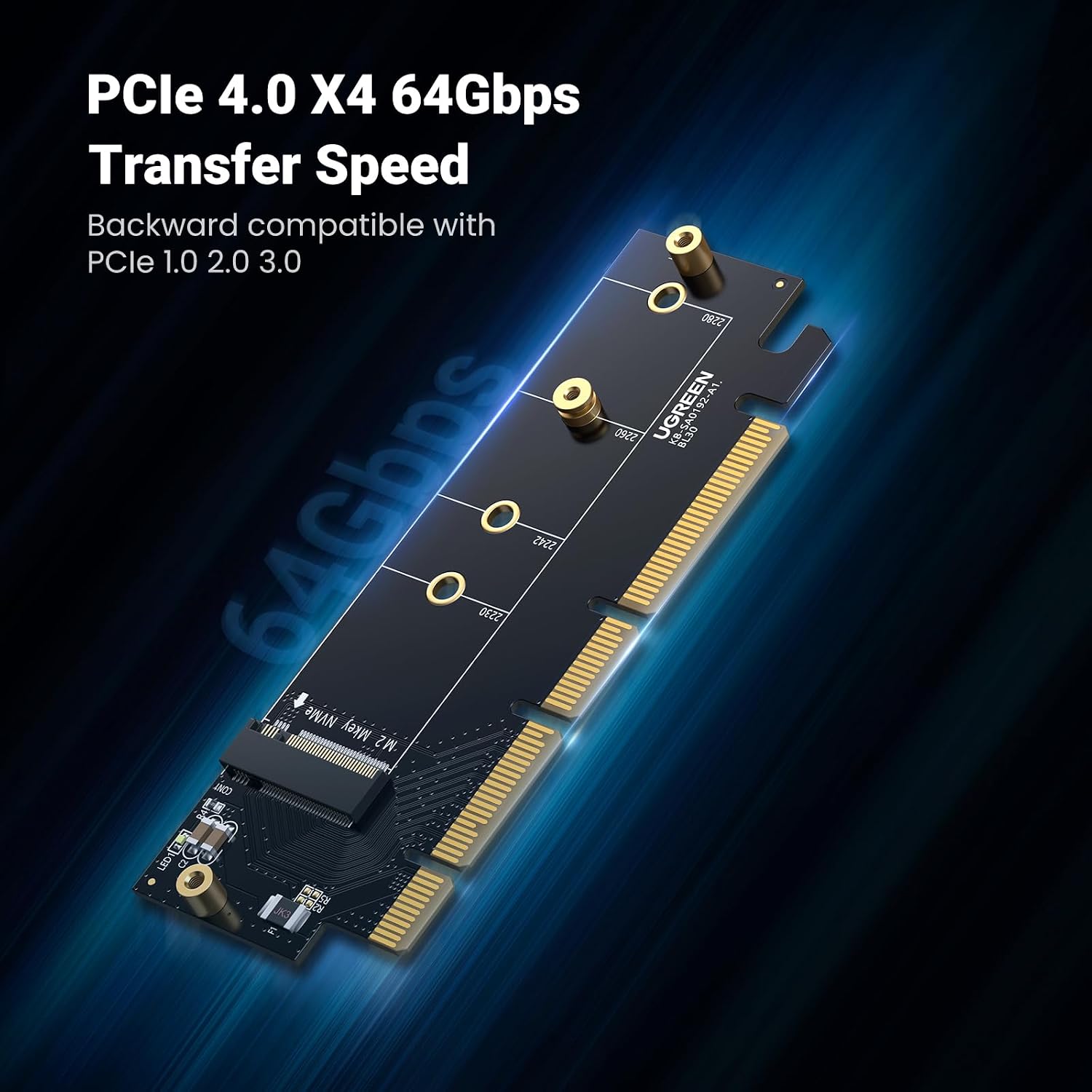 Detalle 2 de UGREEN NVMe PCIe Adapter 2280