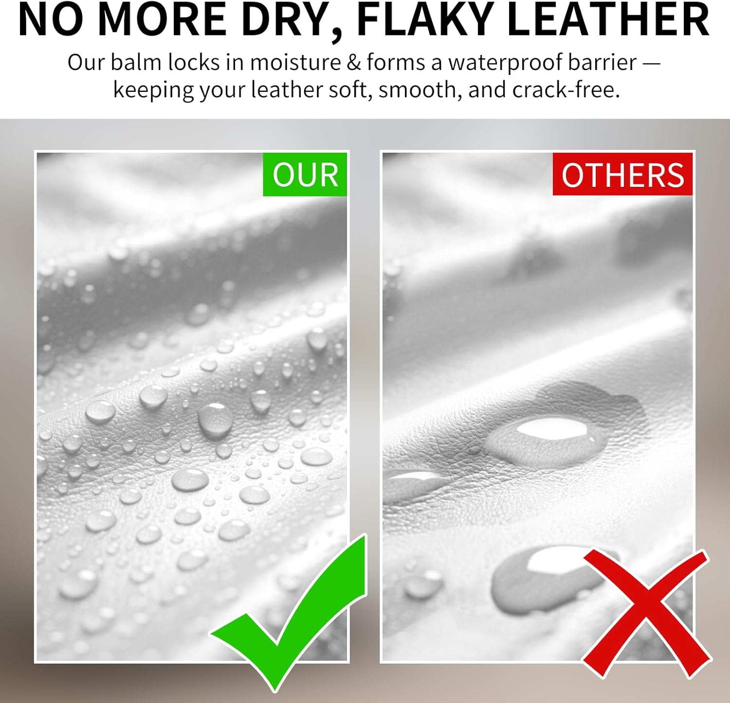 Thumbnail 3 de Leather Recoloring Balm and Scratch Repair Kit — White Leather Restorer for Couches, Car Seats, and More