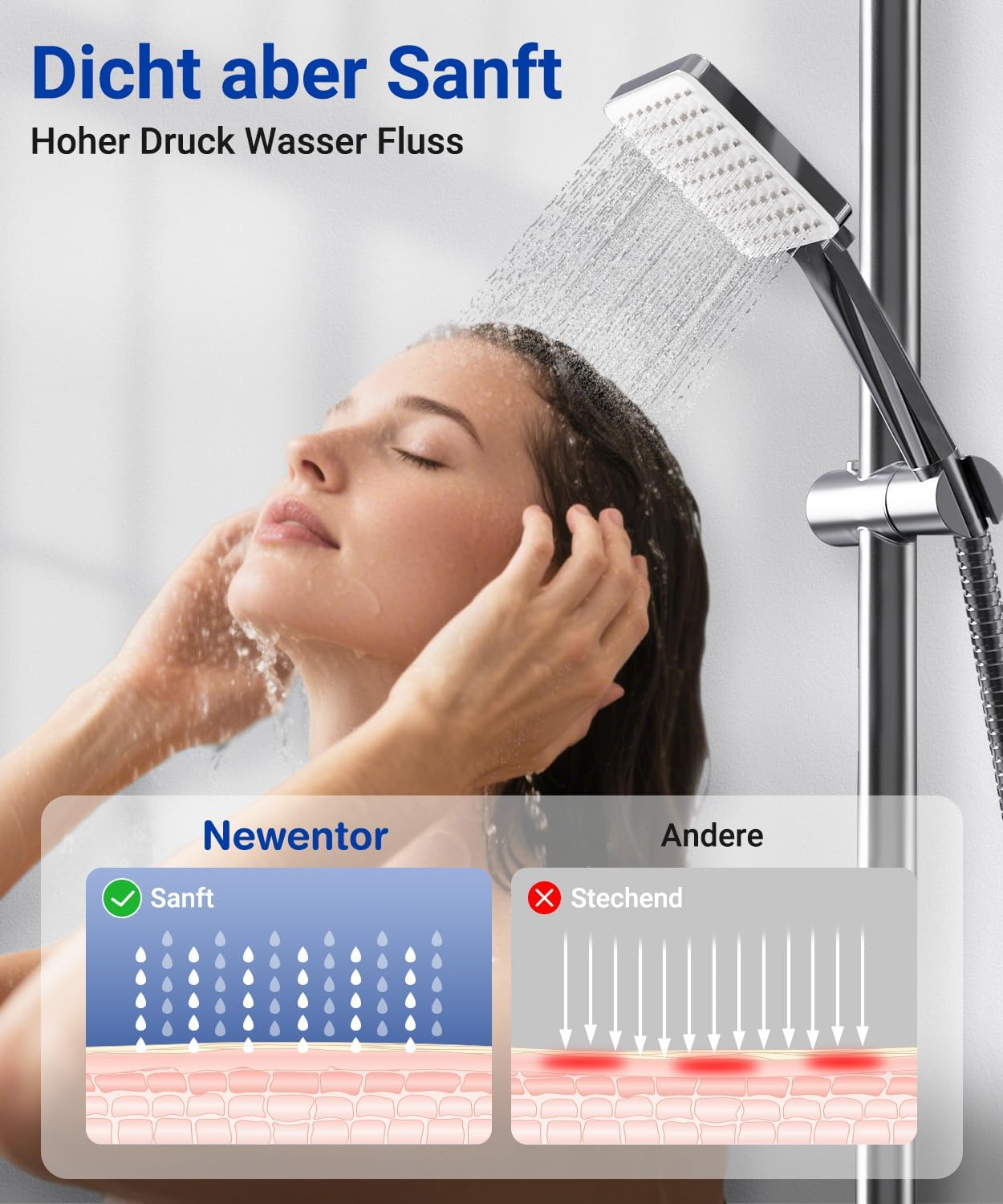 Thumbnail 3 de Newentor Duschkopf Regendusche XXL