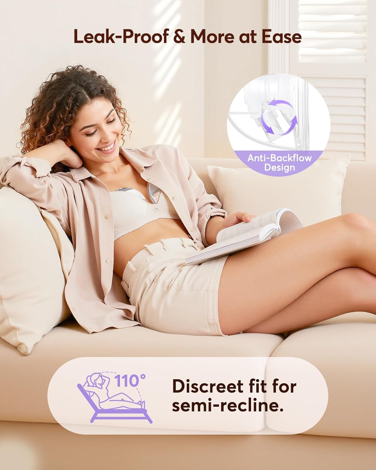 Thumbnail 1 de Haokoo Wearable Electric Breast Pump (Hands-Free & Wireless) with 4 Modes, 12 Levels and Anti-Leak