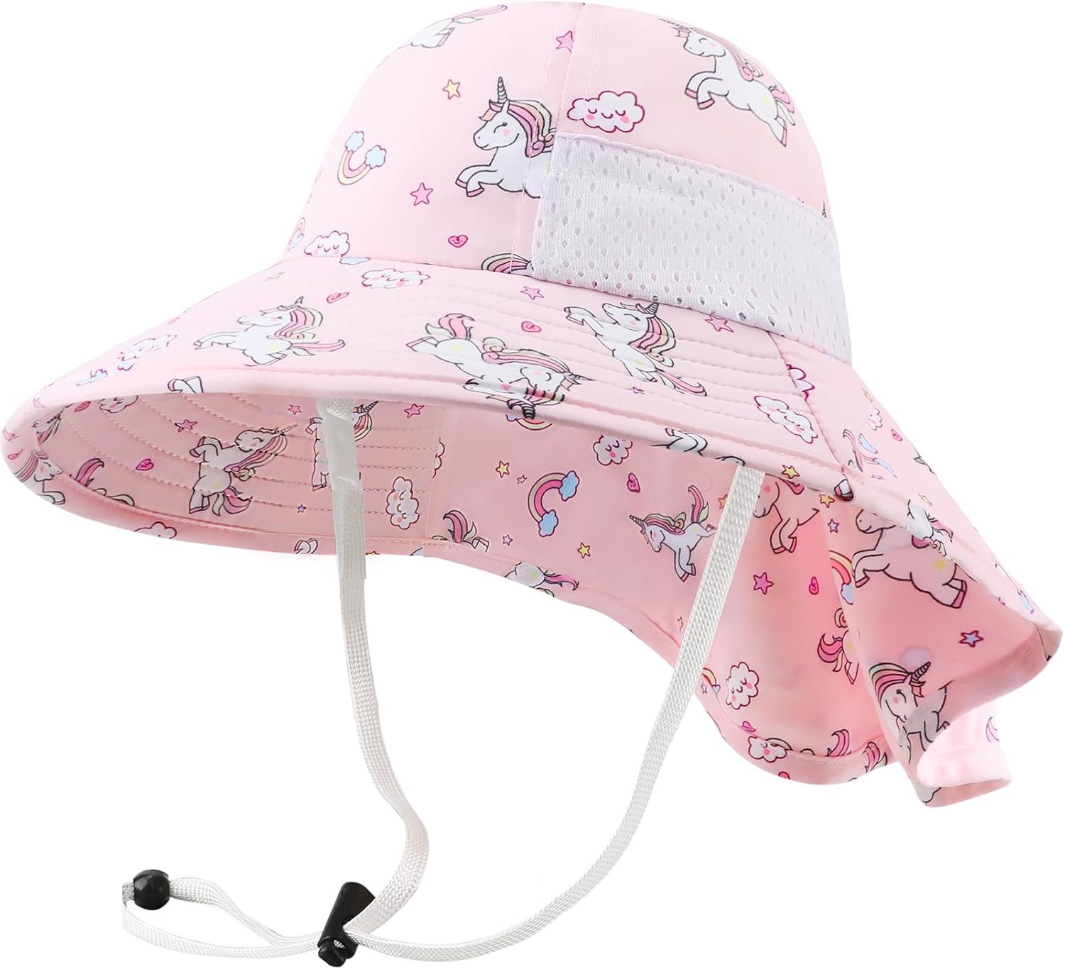 Detalle de DRESHOW Bébé Chapeau de Soleil – Casquette Protège-Nuque pour Enfants