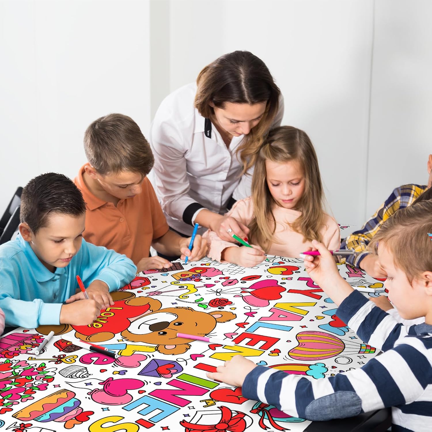 Thumbnail 4 de Gatherfun Valentine's Day Activity Poster 31.5x72 in 📜