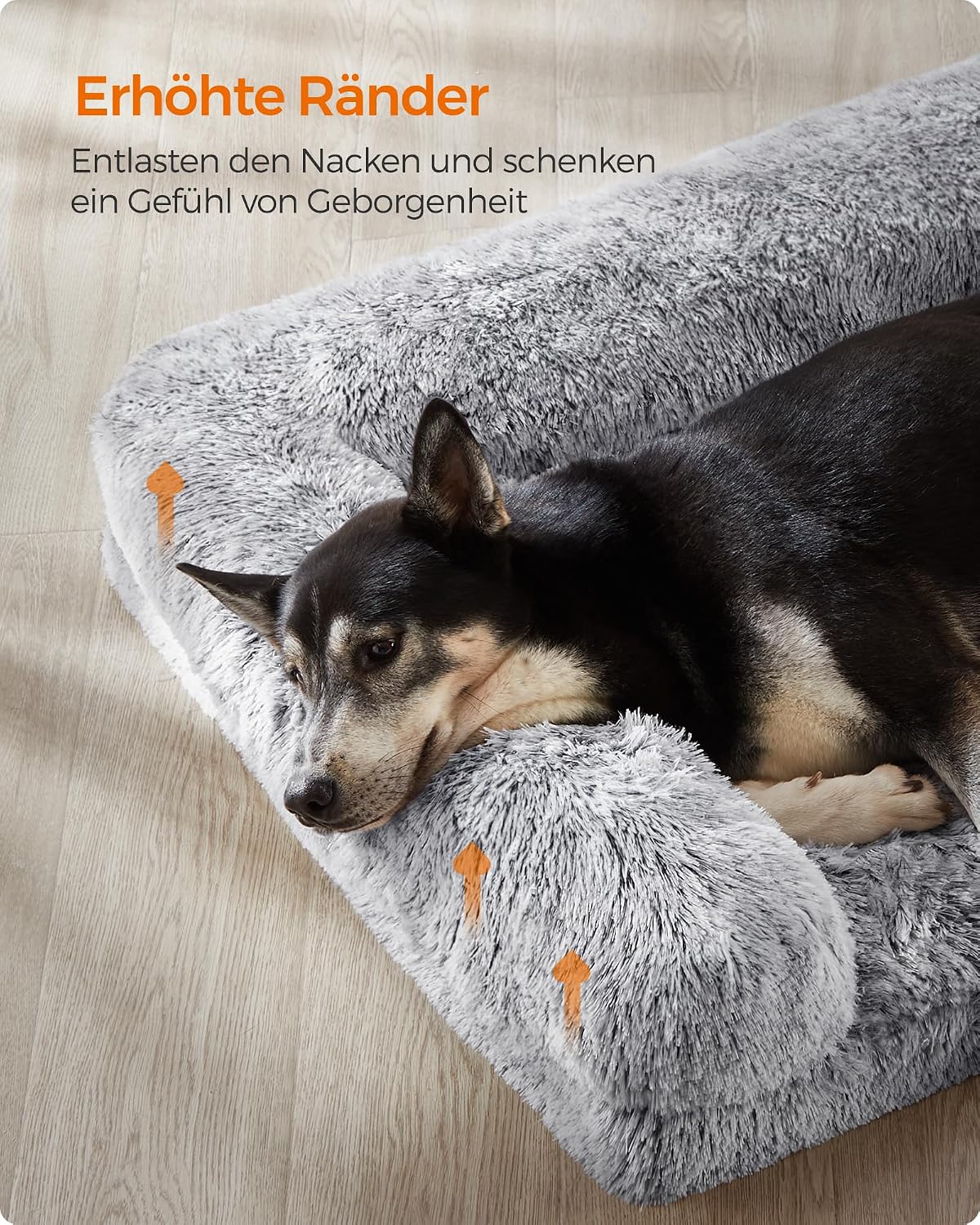 Thumbnail 2 de Feandrea FluffyHug Hundebett XL – Noppenschaumstoff, abnehmbarer Bezug, 106 × 76 × 16 cm