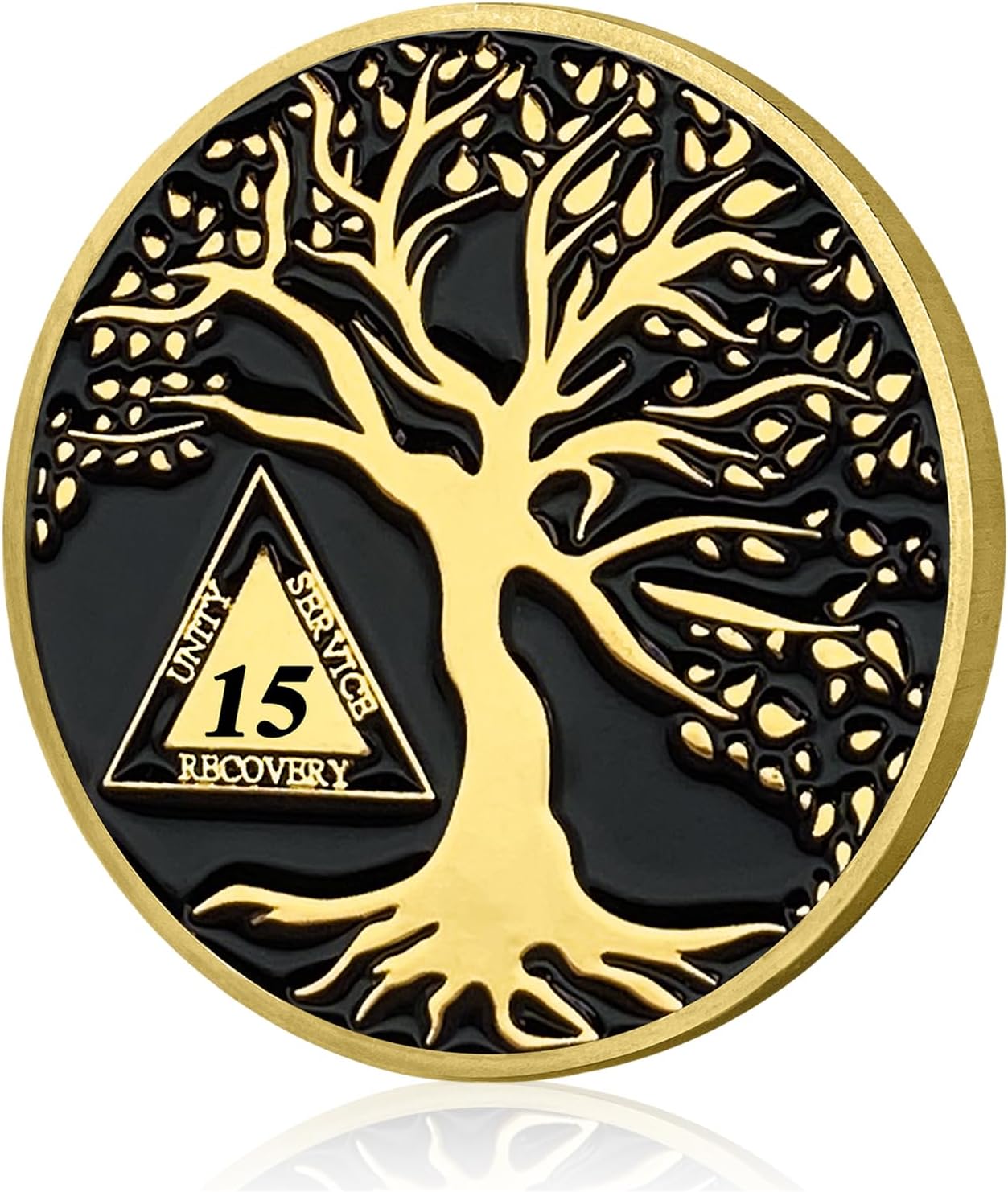 Thumbnail 1 de 15-Year Sobriety Coin