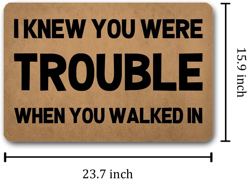Detalle de Funny Welcome Doormat 23.7 x 15.9 in
