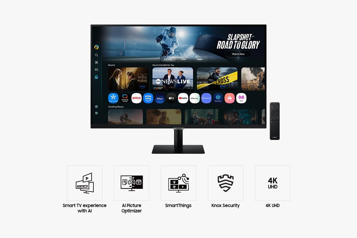 Thumbnail 1 de Samsung LS32FM702UUXXU 32-inch 4K smart monitor
