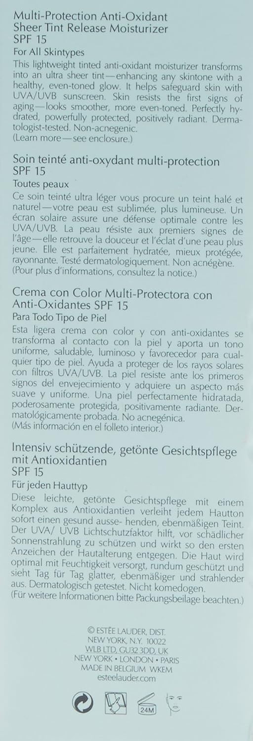 Thumbnail 2 de Estée Lauder DayWear Multi-Protection Anti-Oxidant Sheer Tint Release Moisturizer SPF 15