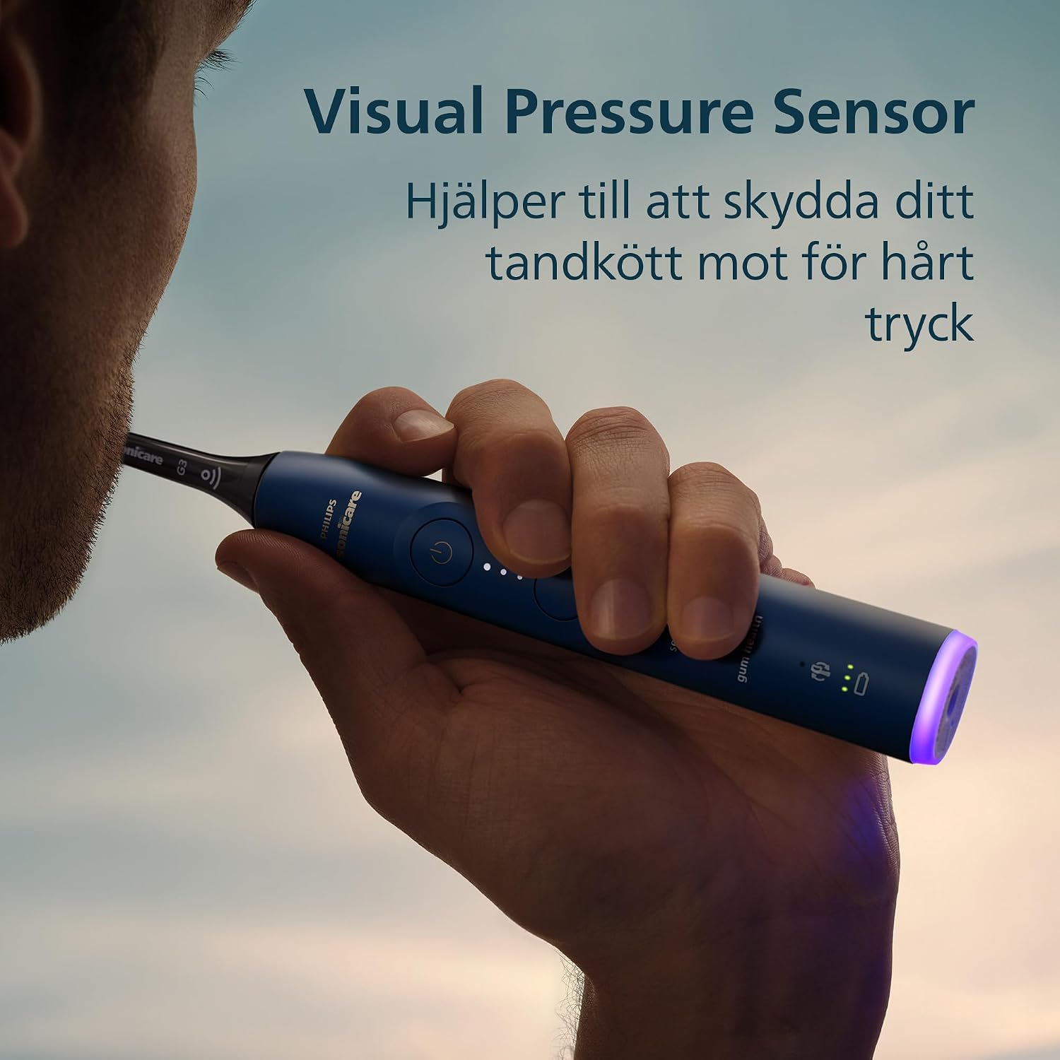 Thumbnail 4 de Philips Sonicare 7100 HX7423/01 eltandborste med app och tryckvarning