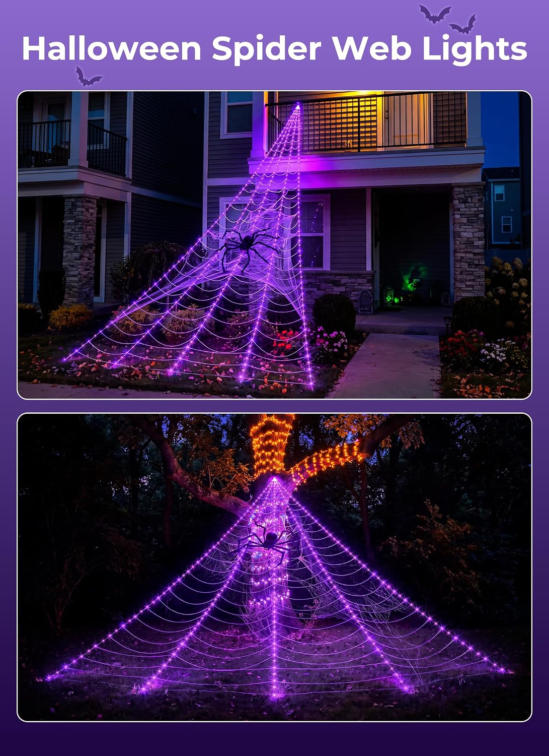 Detalle 2 de Brightown Spider Web Lights 255 LEDs