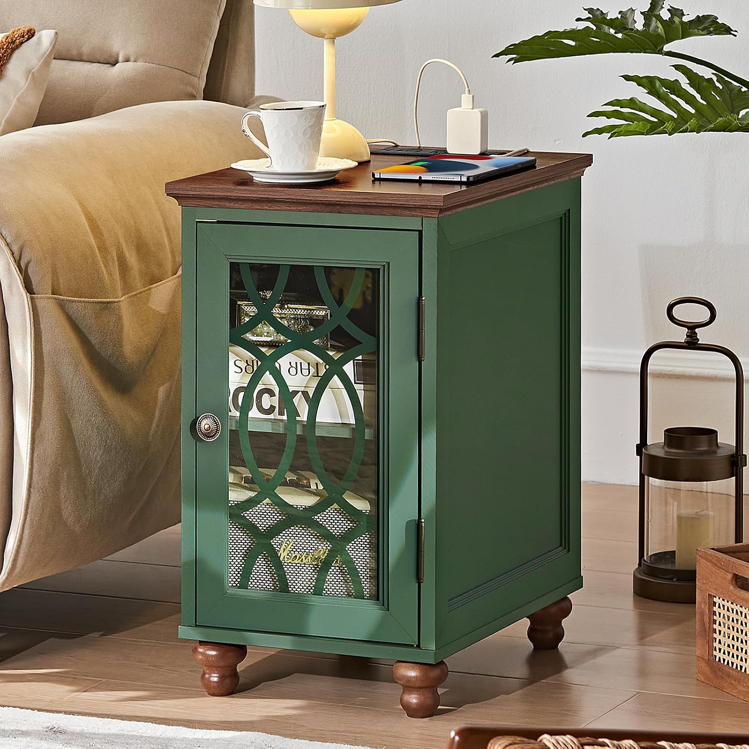 Detalle 2 de Joaxswe Narrow Side Table 18 x 14-Inch