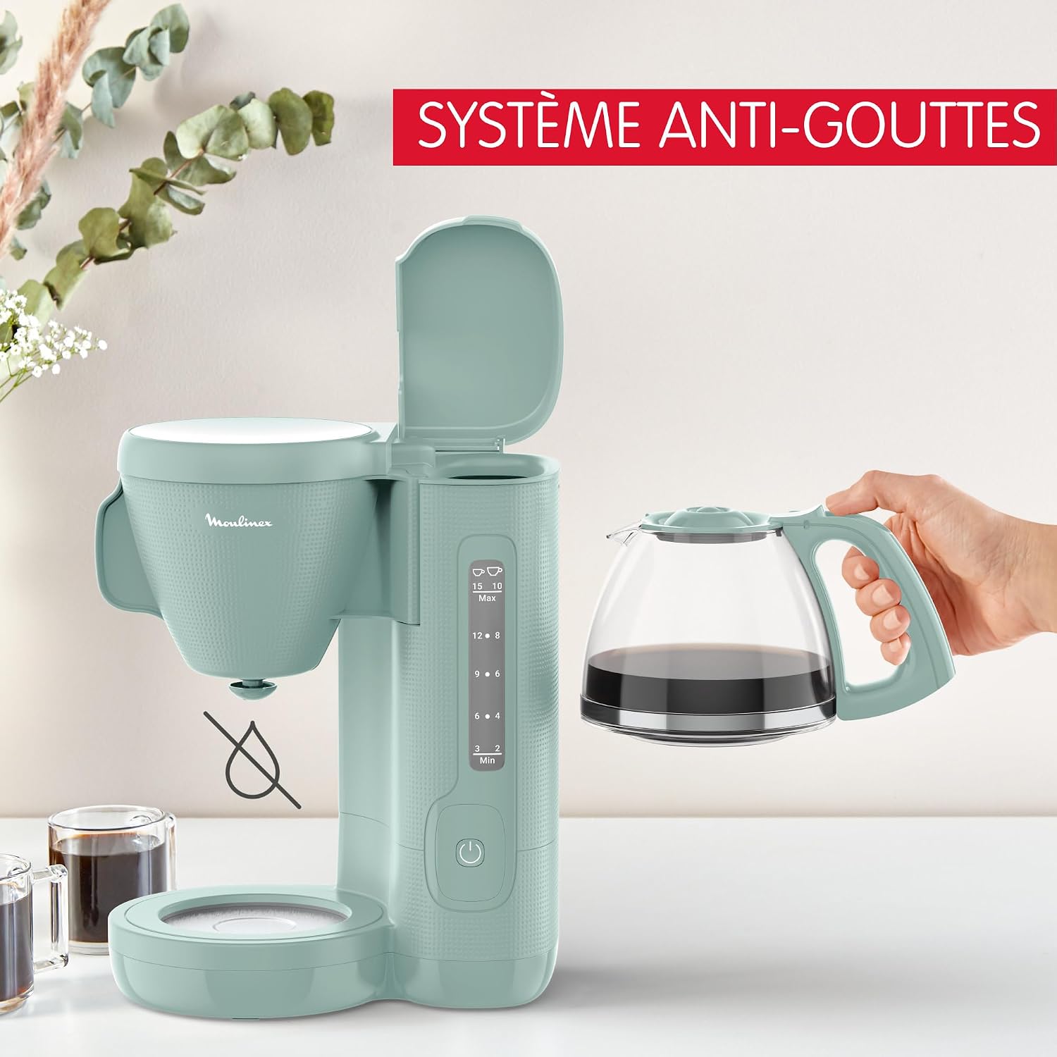 Thumbnail 5 de Moulinex Morning FG2M1310 Cafetière 1,25 L