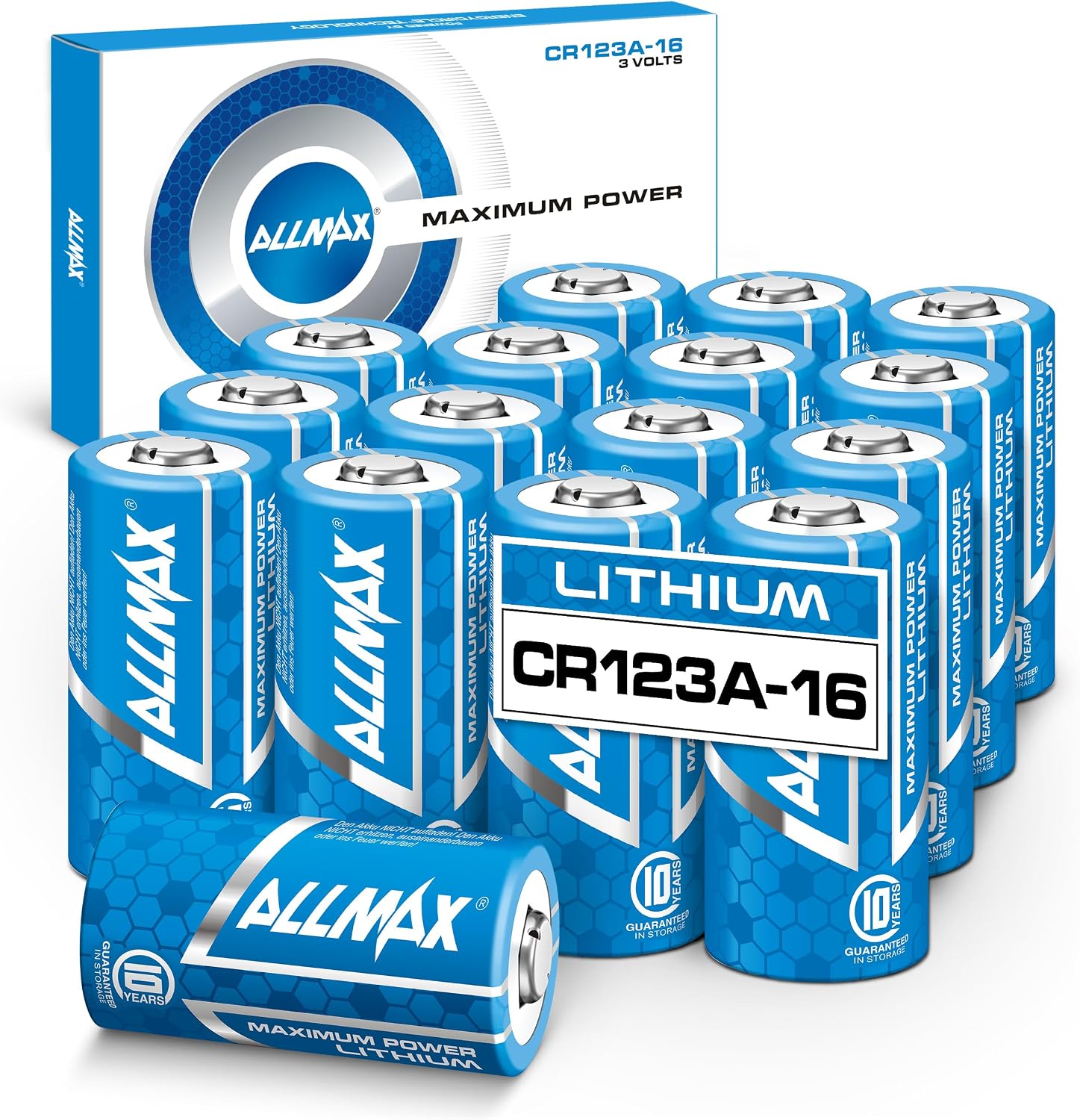 Detalle de Allmax CR123A Lithium Batteries