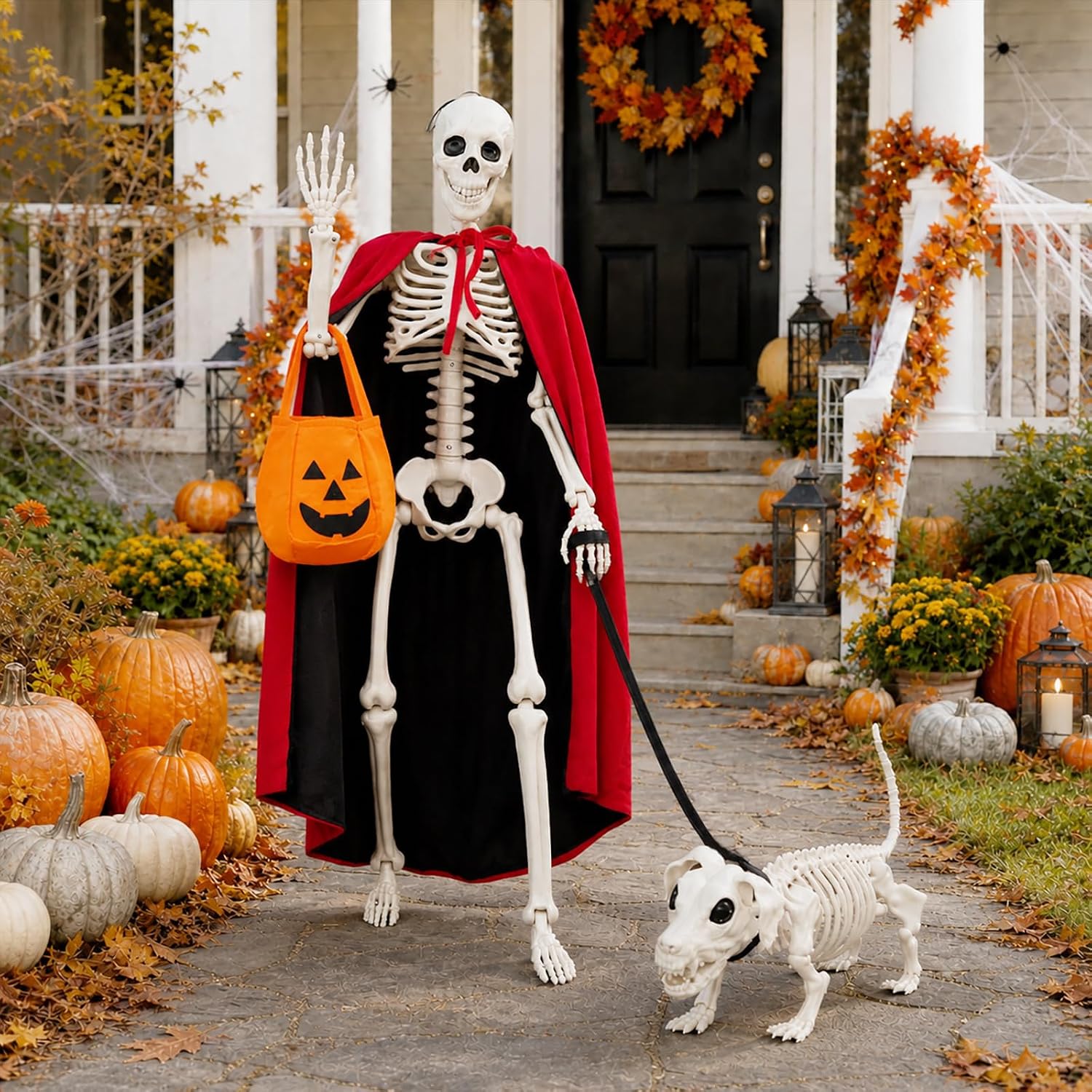 Detalle 2 de Halloween Skeleton Decoration, 3-Foot