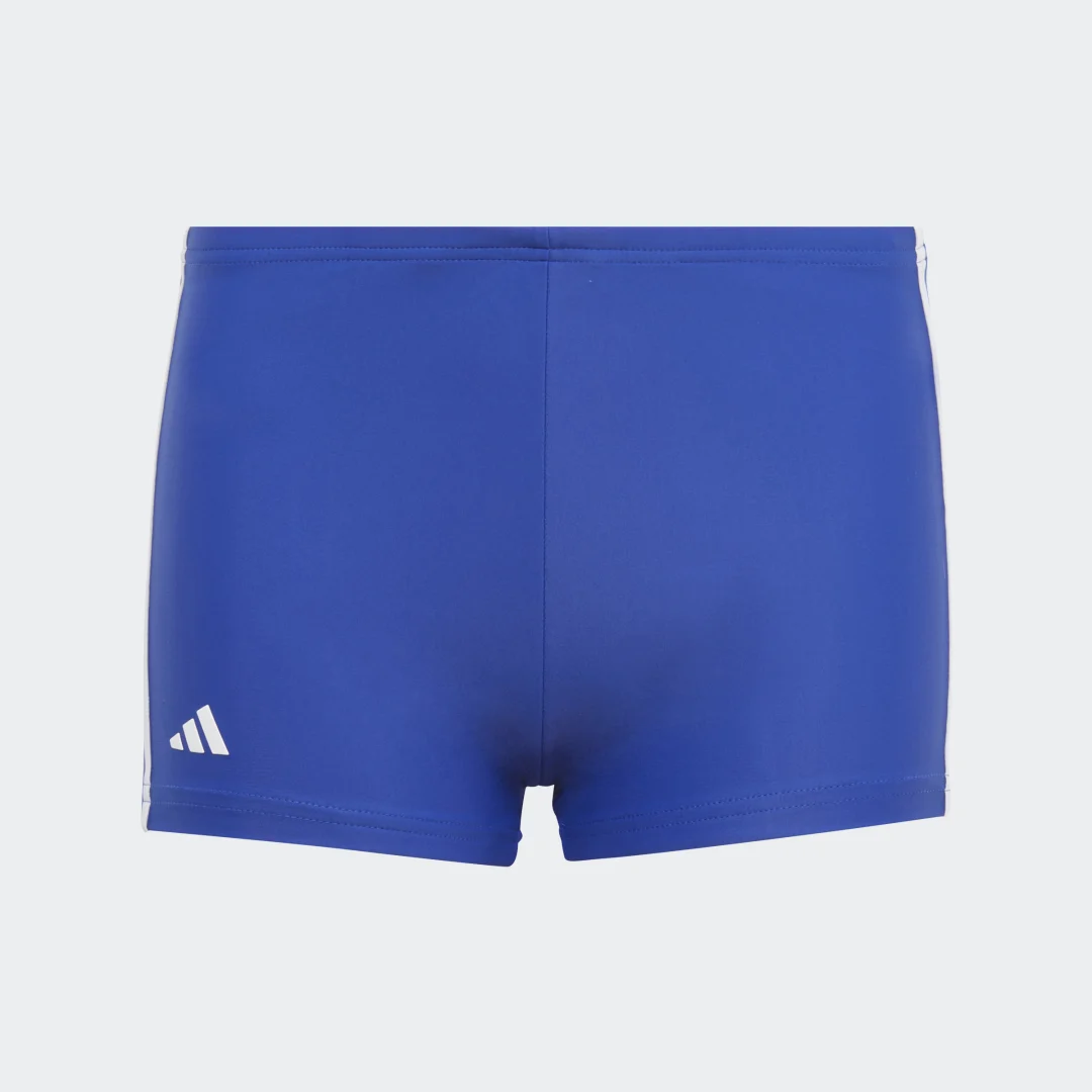 Detalle de Bañador bóxer Classic 3 bandas de Adidas en azul