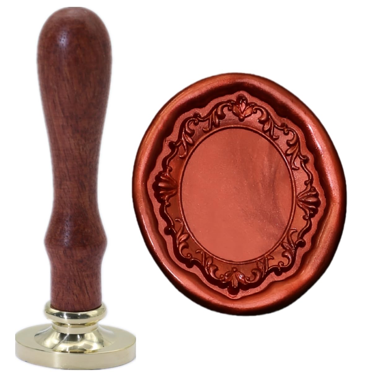Detalle 2 de ONWINPOR Wax Seal Stamp Set, Brass