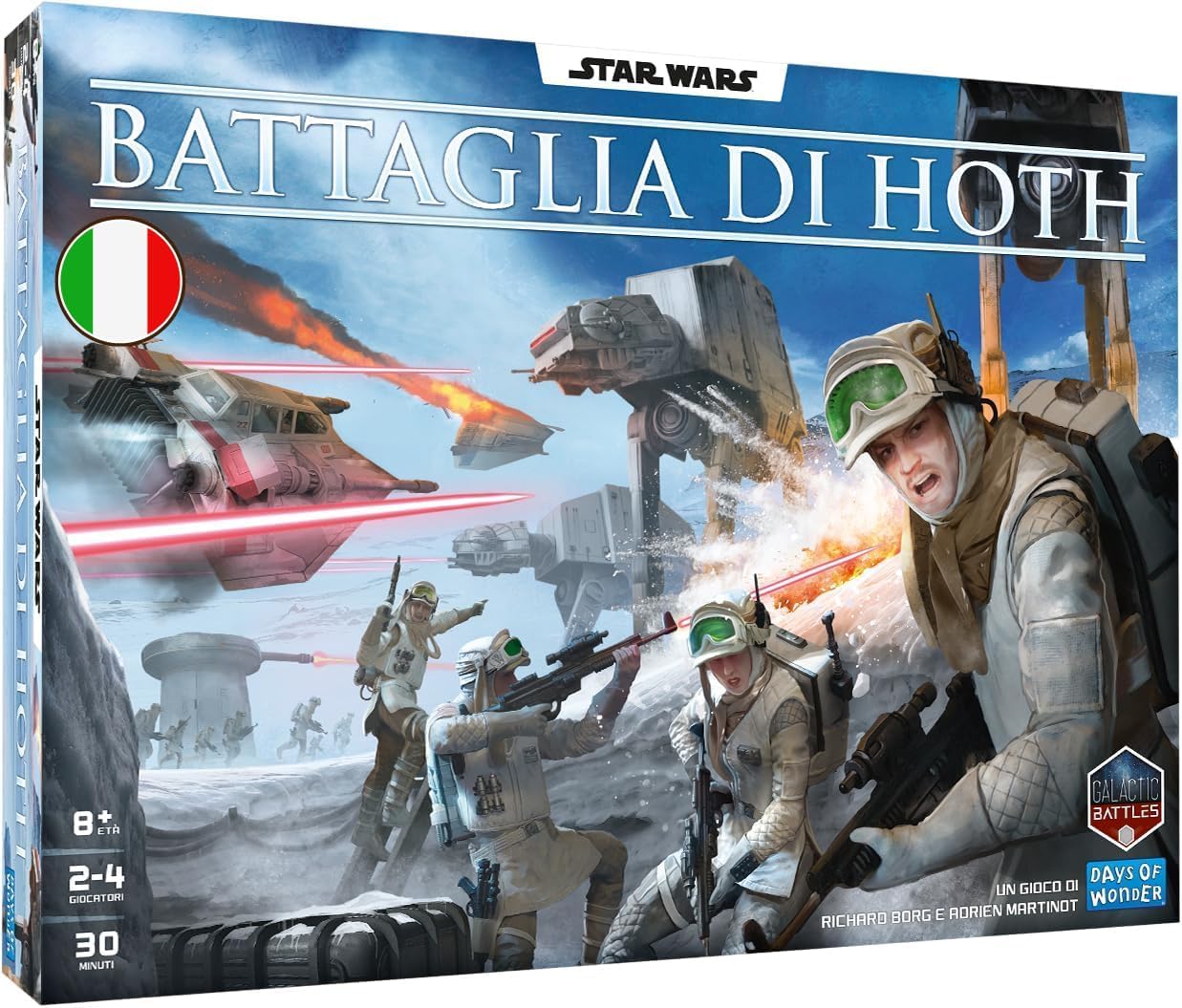 Detalle de Asmodee Star Wars: Battaglia di Hoth – Gioco da tavolo per 2-4 giocatori, edizione in italiano