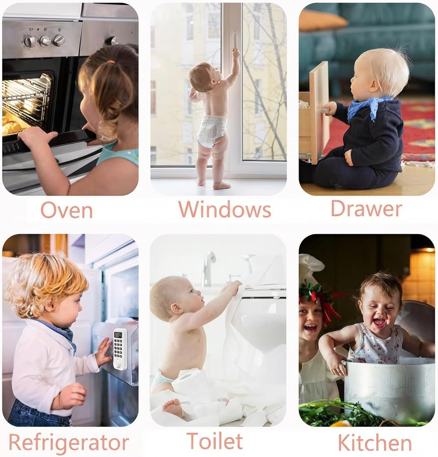 Thumbnail 2 de Jsdoin Fridge Lock Digital Password