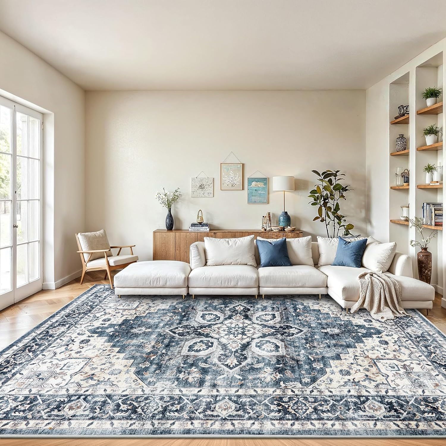Detalle de AMADA 8x10 Washable Rug 🛋