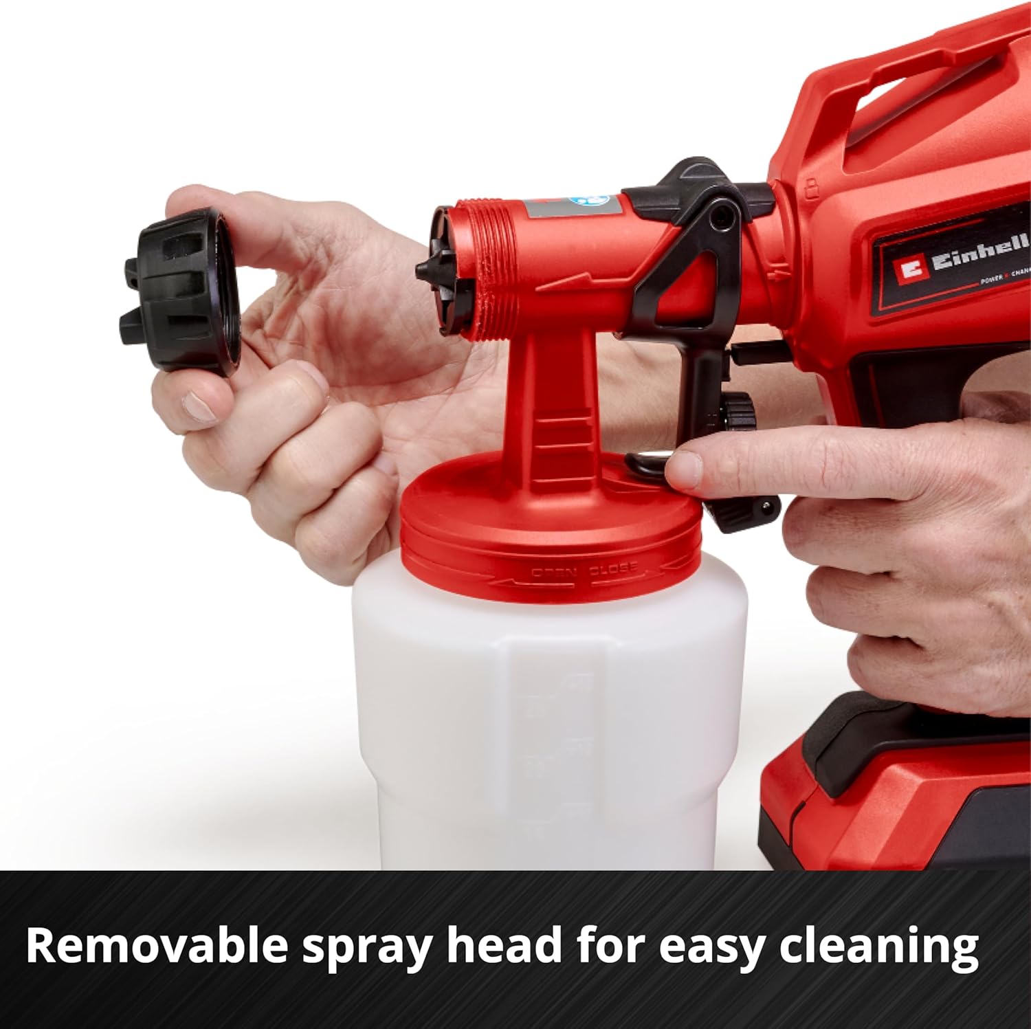 Thumbnail 6 de Einhell Cordless Fence & Decking Paint Sprayer 18V Power X-Change (TC-SY 18/60 Li Solo) – 650ml/min