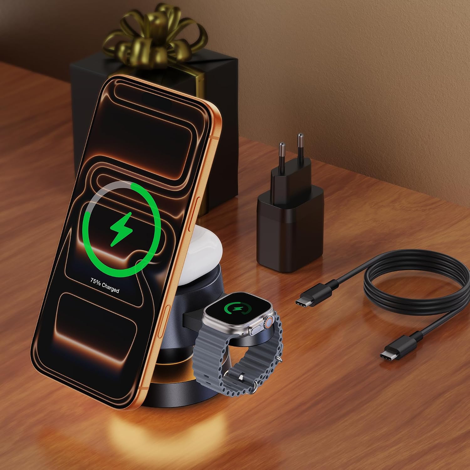 Detalle de iVANKY Chargeur induction 4 en 1 33 W