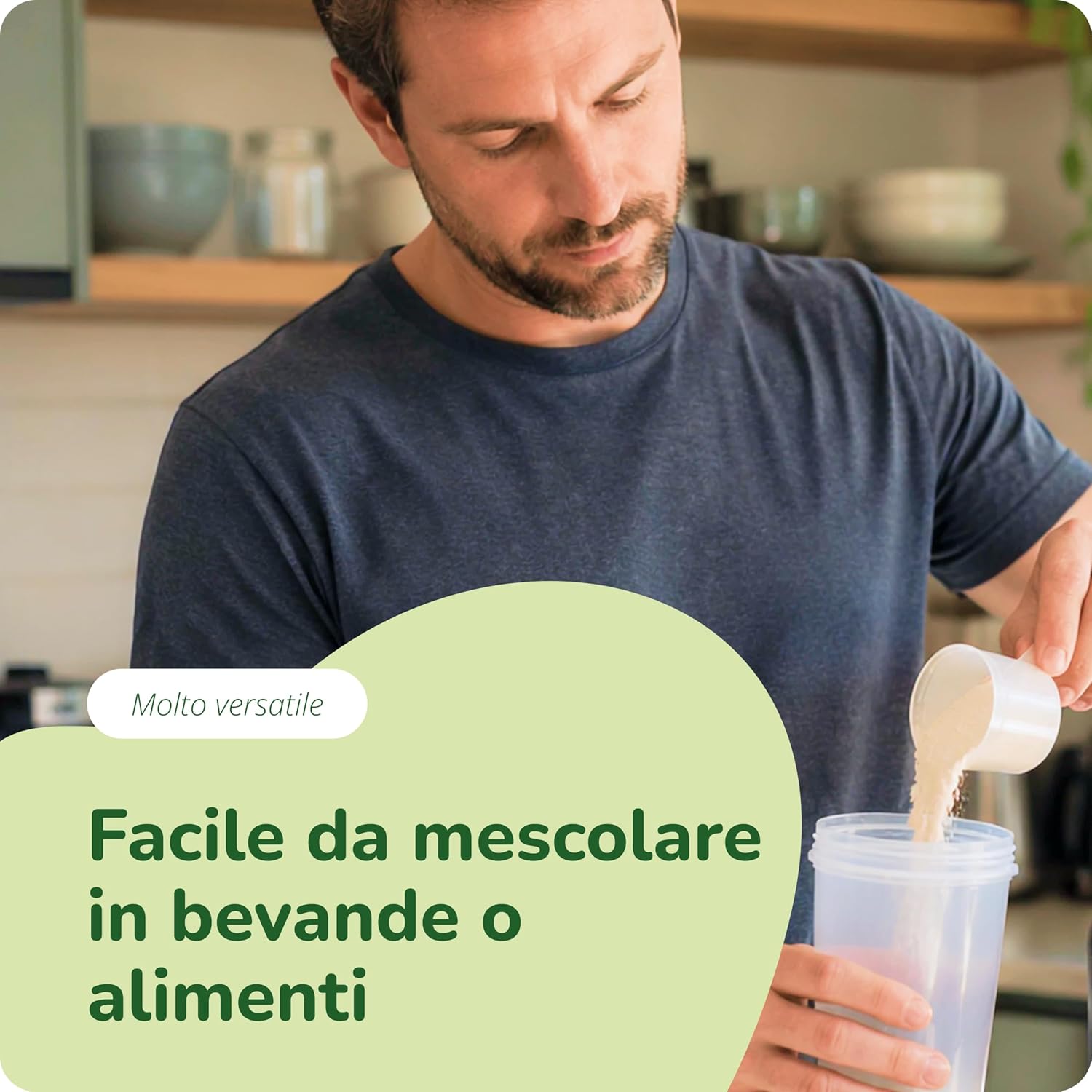 Thumbnail 2 de Glicina Vegavero® 300 g in polvere (L-Glicina 100% pura) con misurino, senza additivi, vegan