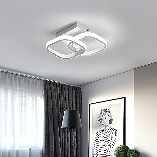 Thumbnail 8 de Osairous Plafón LED para Techo 22W 2550LM – Luz fría 6500K, diseño cuadrado moderno para dormitorio, baño y pasillo