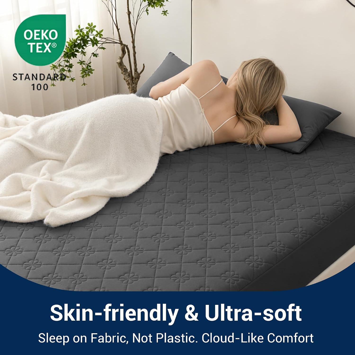 Detalle 2 de SheRest Waterproof Mattress Protector King Size
