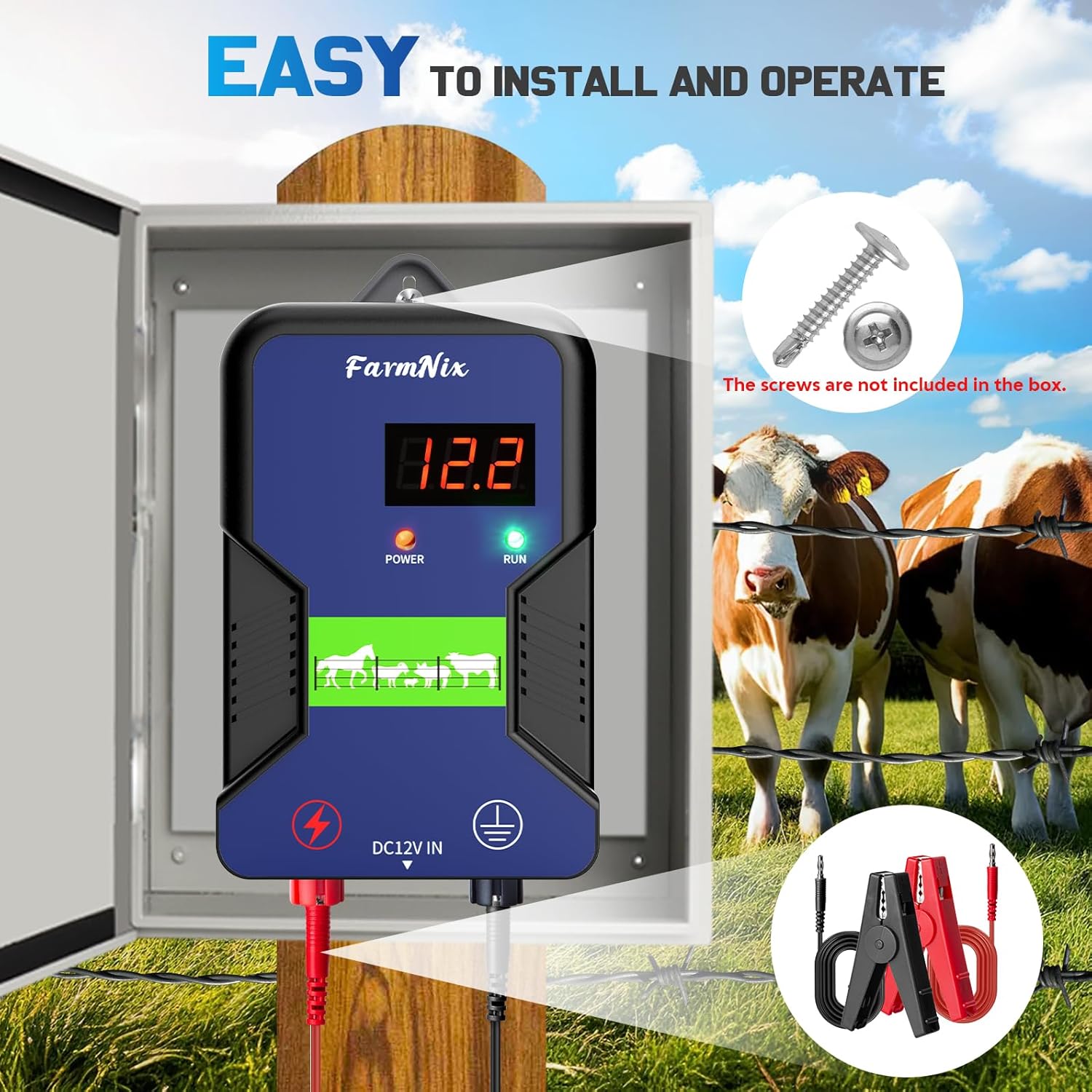 Thumbnail 6 de FarmNix Pastor eléctrico: cerca de 12 kV y 2 J para granjas