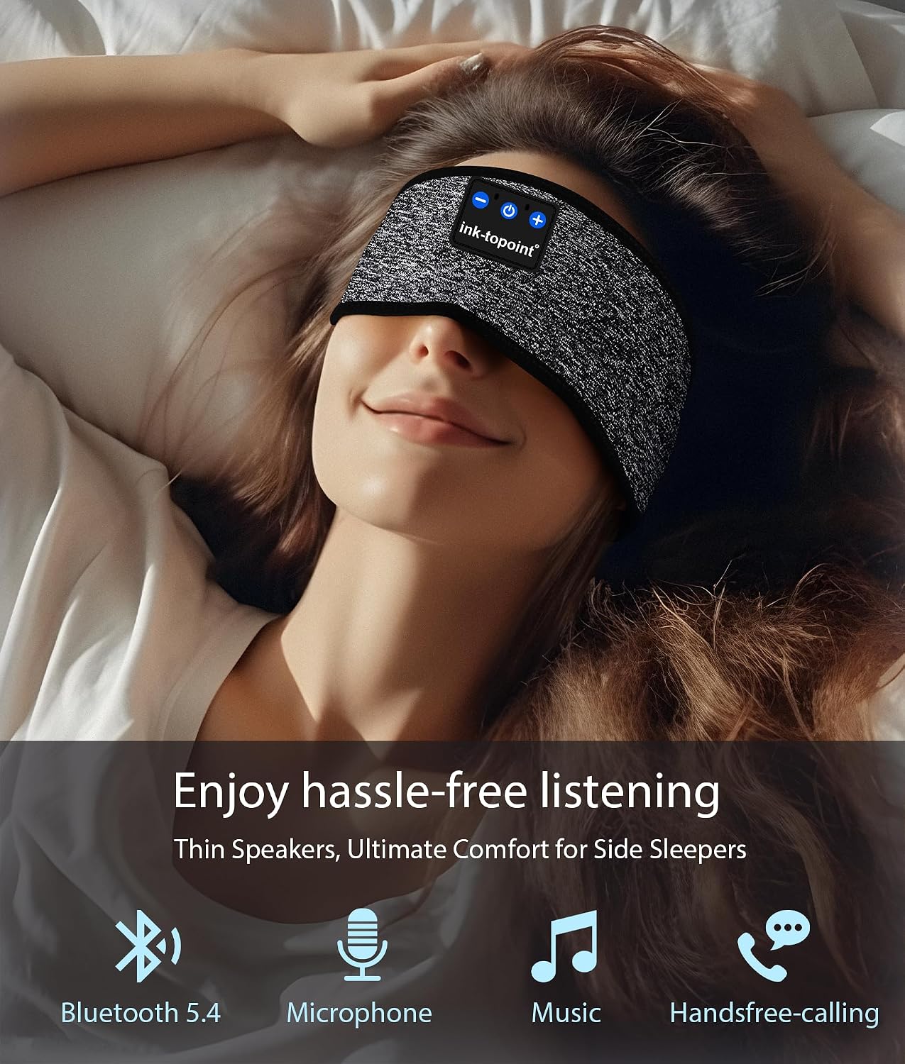 Detalle 2 de Sleep headphones Bluetooth 5.4, 15 hours