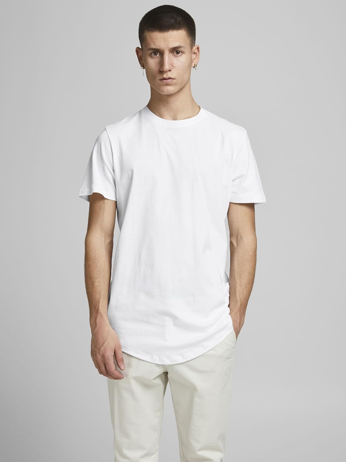 Detalle 2 de JACK & JONES Jjeorganic Basic Tee Ss O-neck 3pk Mp – tre T-shirts med rund hals