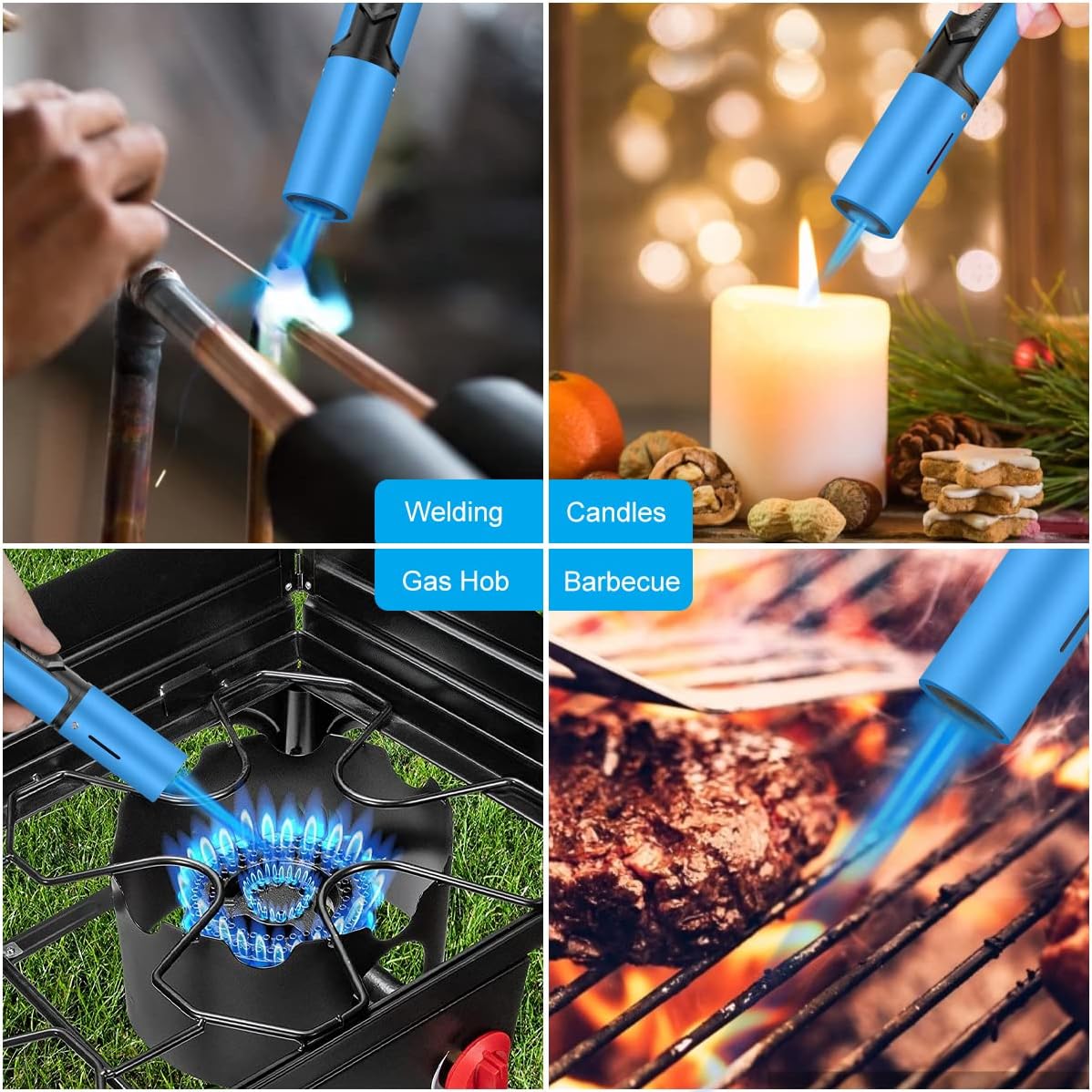 Thumbnail 5 de Torch Lighters 2 Pack Adjustable Jet Flame Butane LLighter
