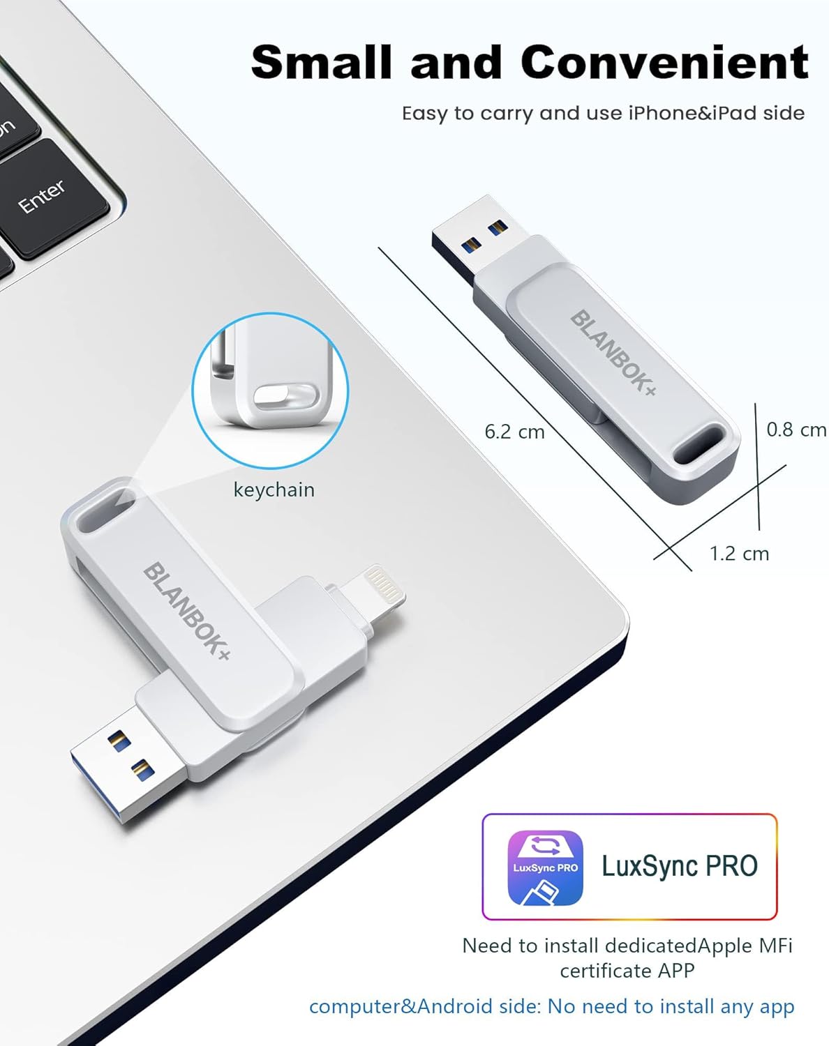 Thumbnail 6 de MFi Certified 256GB iPhone Flash Drive