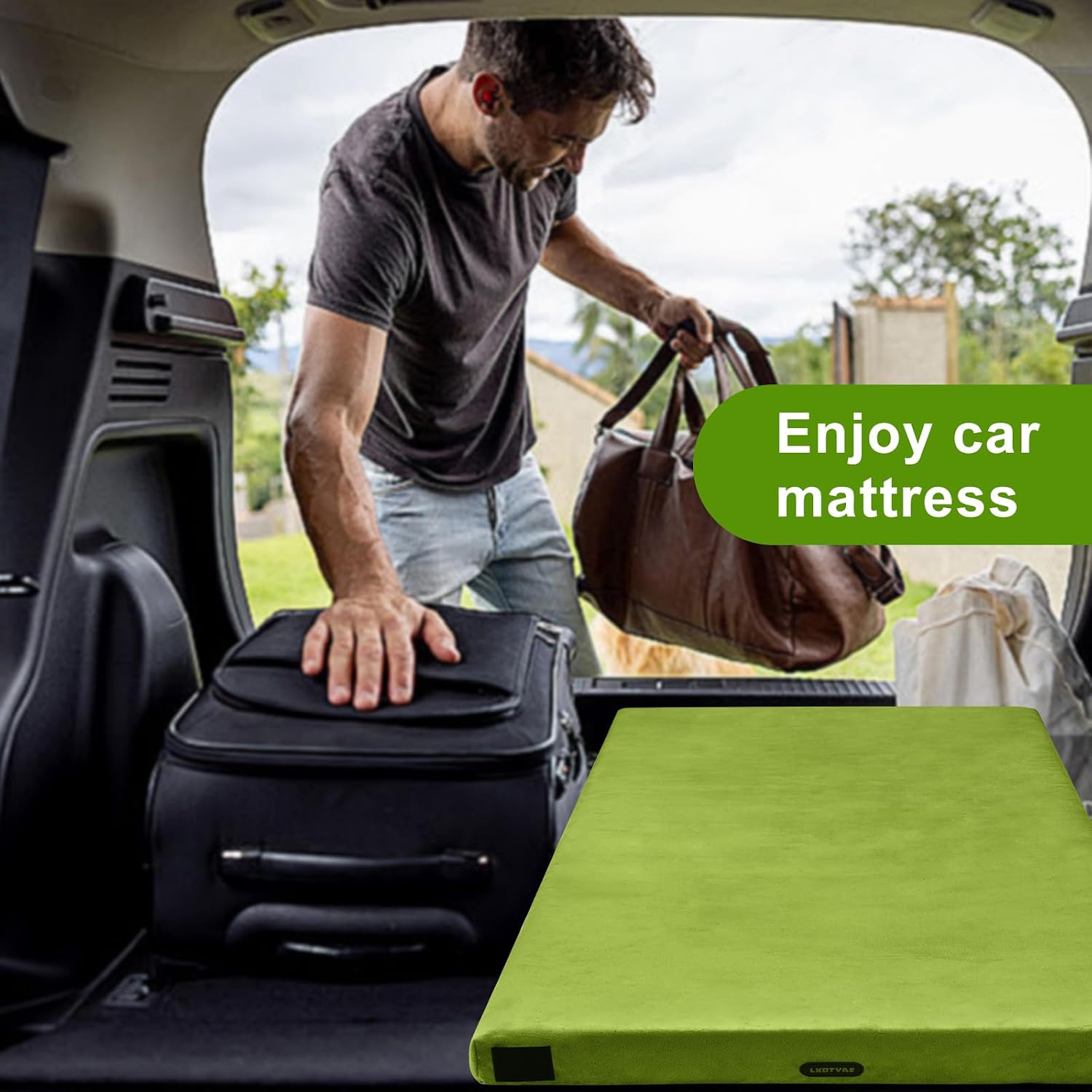 Thumbnail 6 de Lxotvae Memory Foam Camping Mattress Pad (Waterproof, Non-Slip Roll-Up) for Adults
