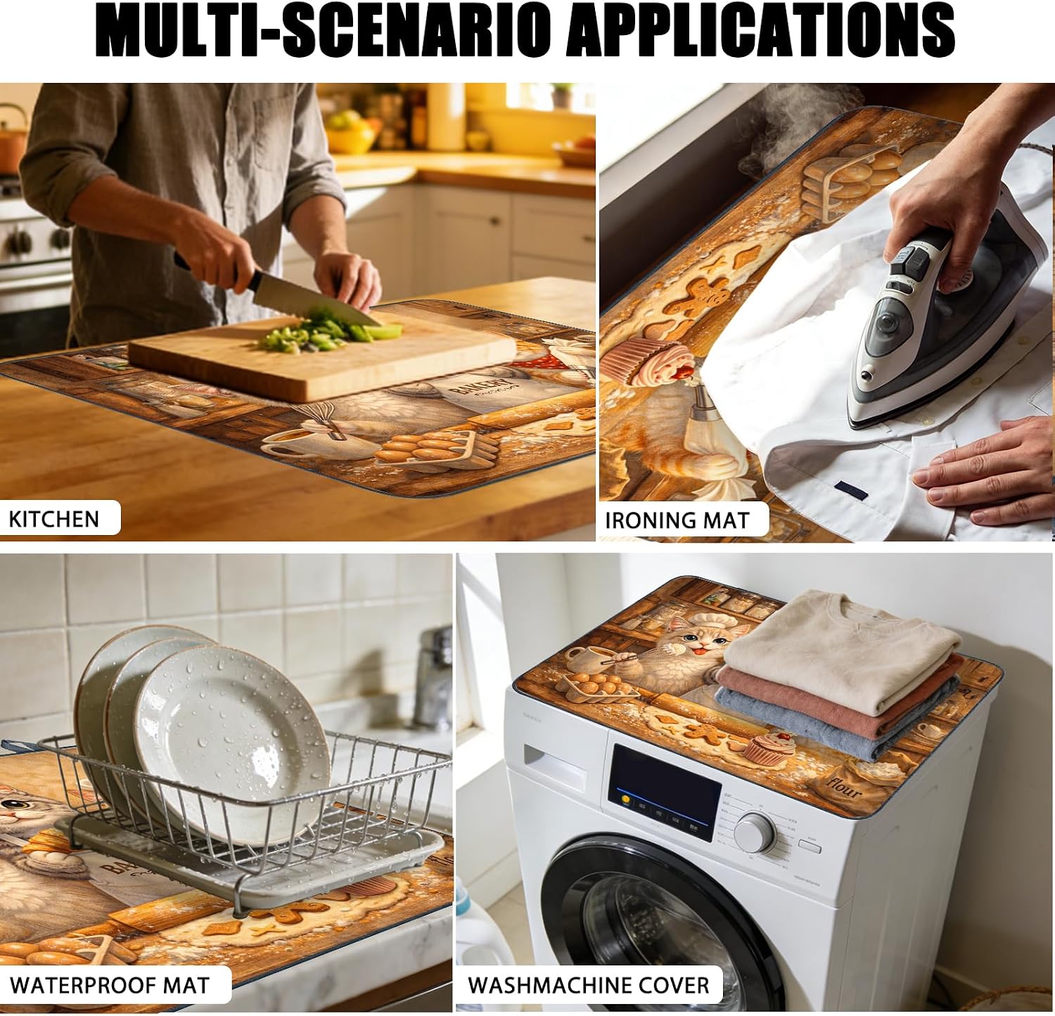 Detalle de SEADER Stove Top Cover, 28.35 x 20.47 inches