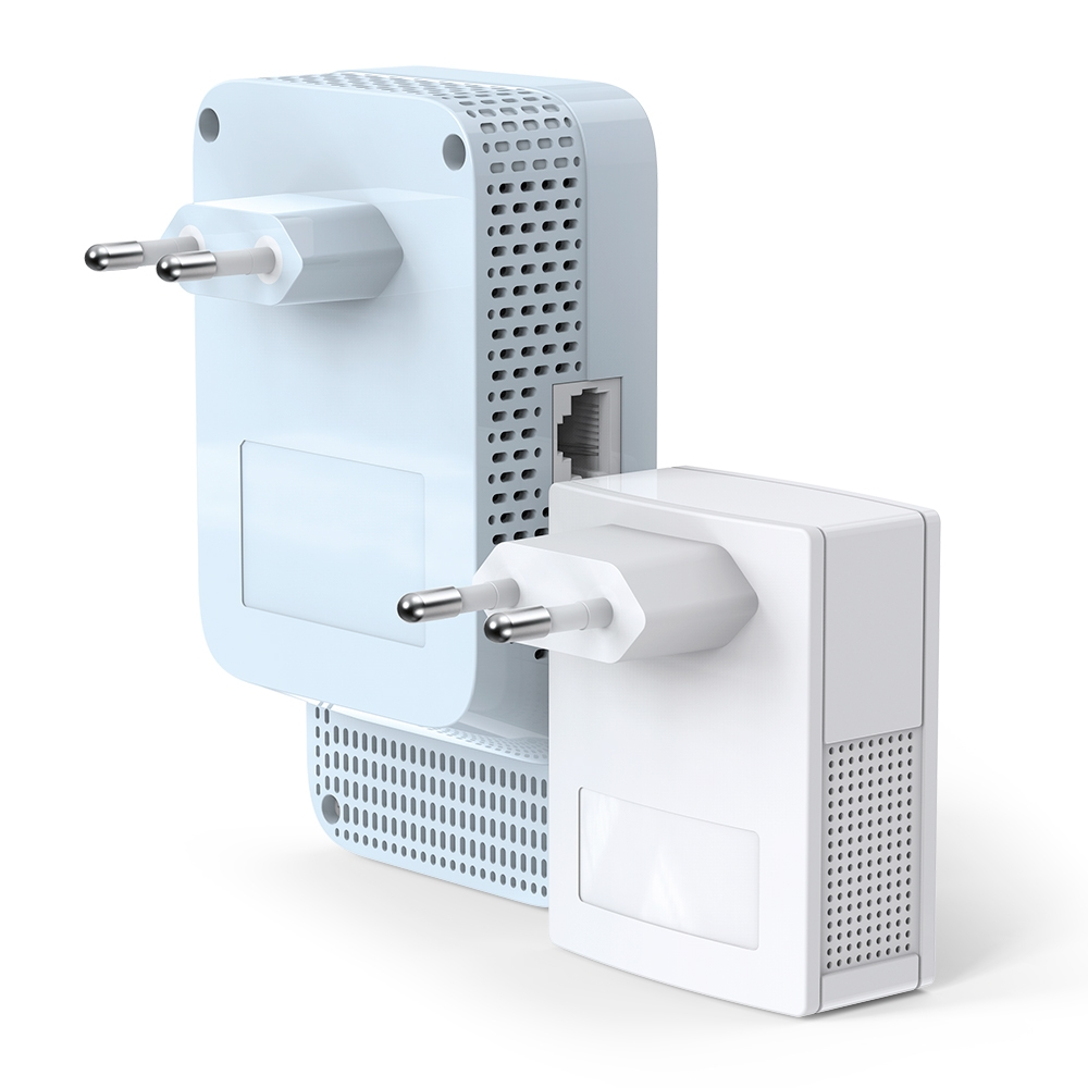 Detalle 1 de Adaptador Powerline TP-Link TL-WPA1000 KIT 1000 Mbit/s con enchufe integrado