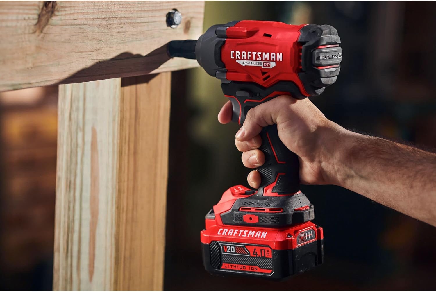 Thumbnail 5 de CRAFTSMAN V20 Cordless Impact Wrench, 1/2-Inch (CMCF921B) — Bare Tool Only