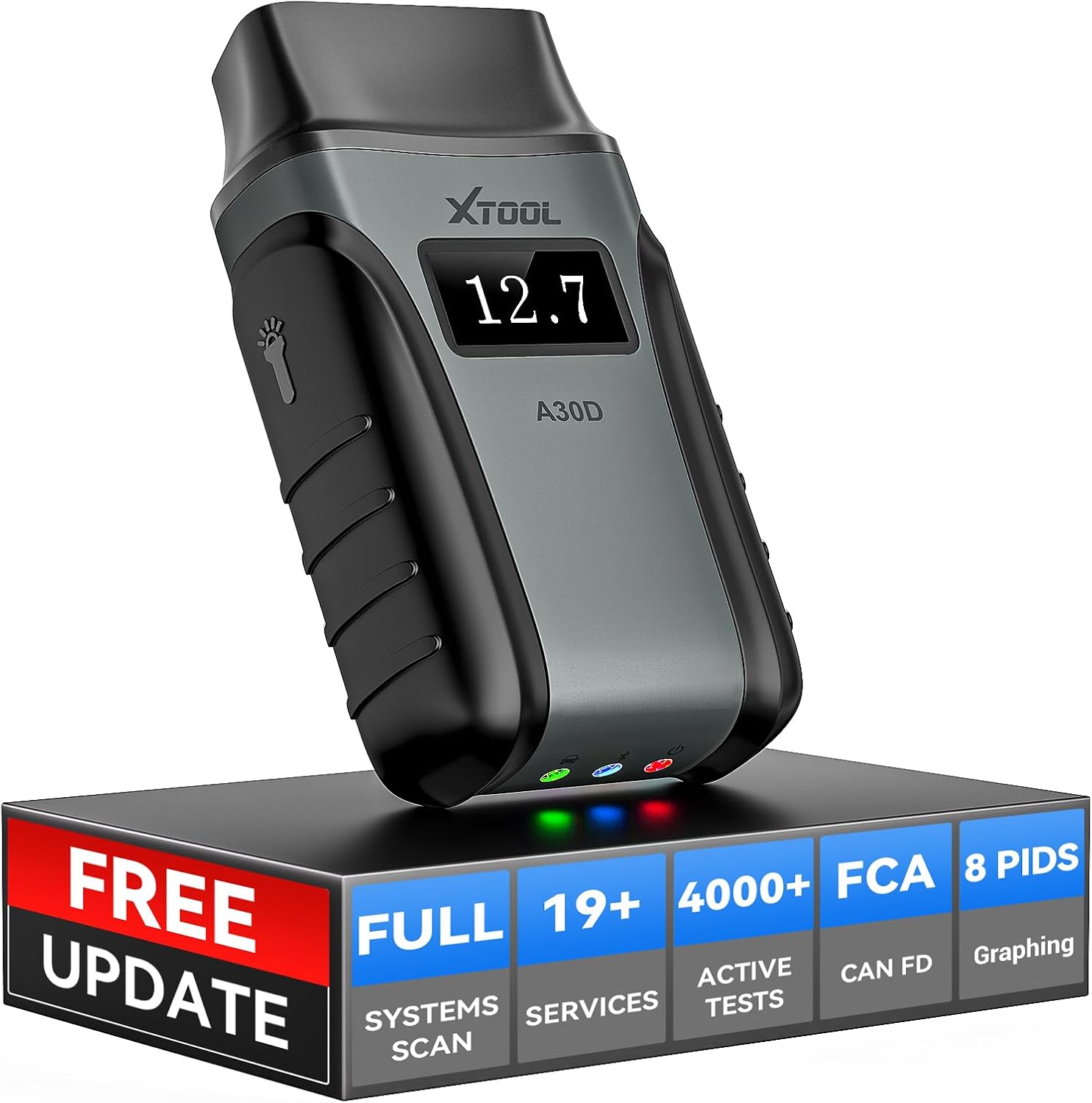 Detalle de XTOOL Anyscan A30D OBD2 Scanner 11+ Resets 🎛