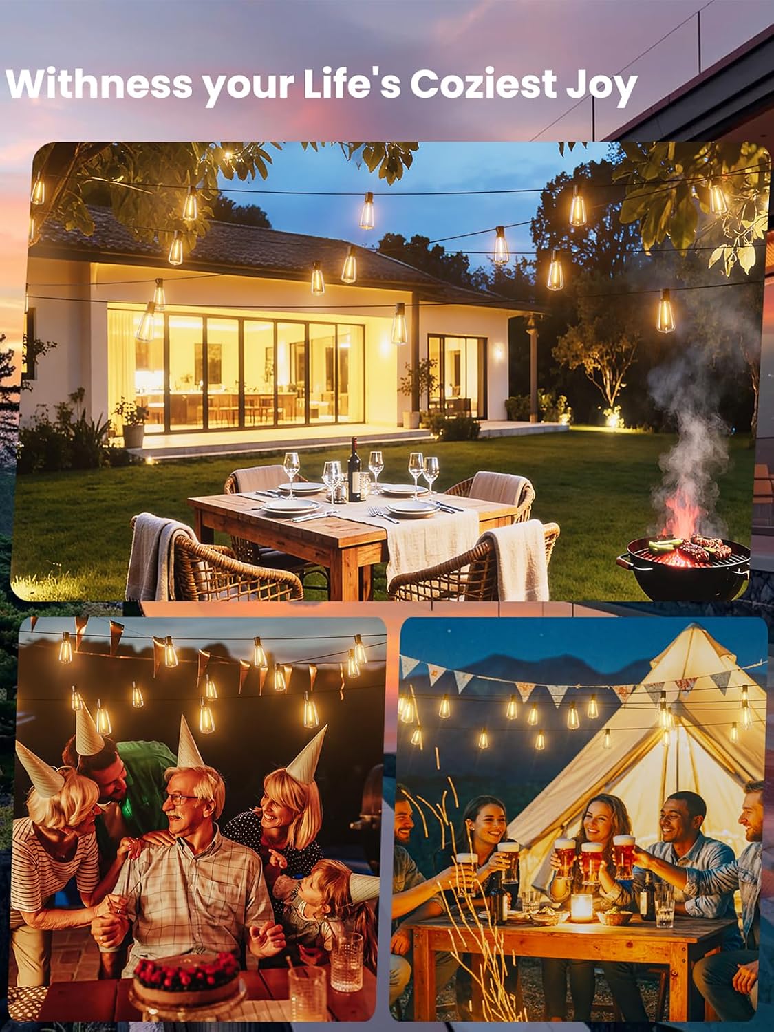 Detalle 2 de Svater Outdoor String Lights 100 FT