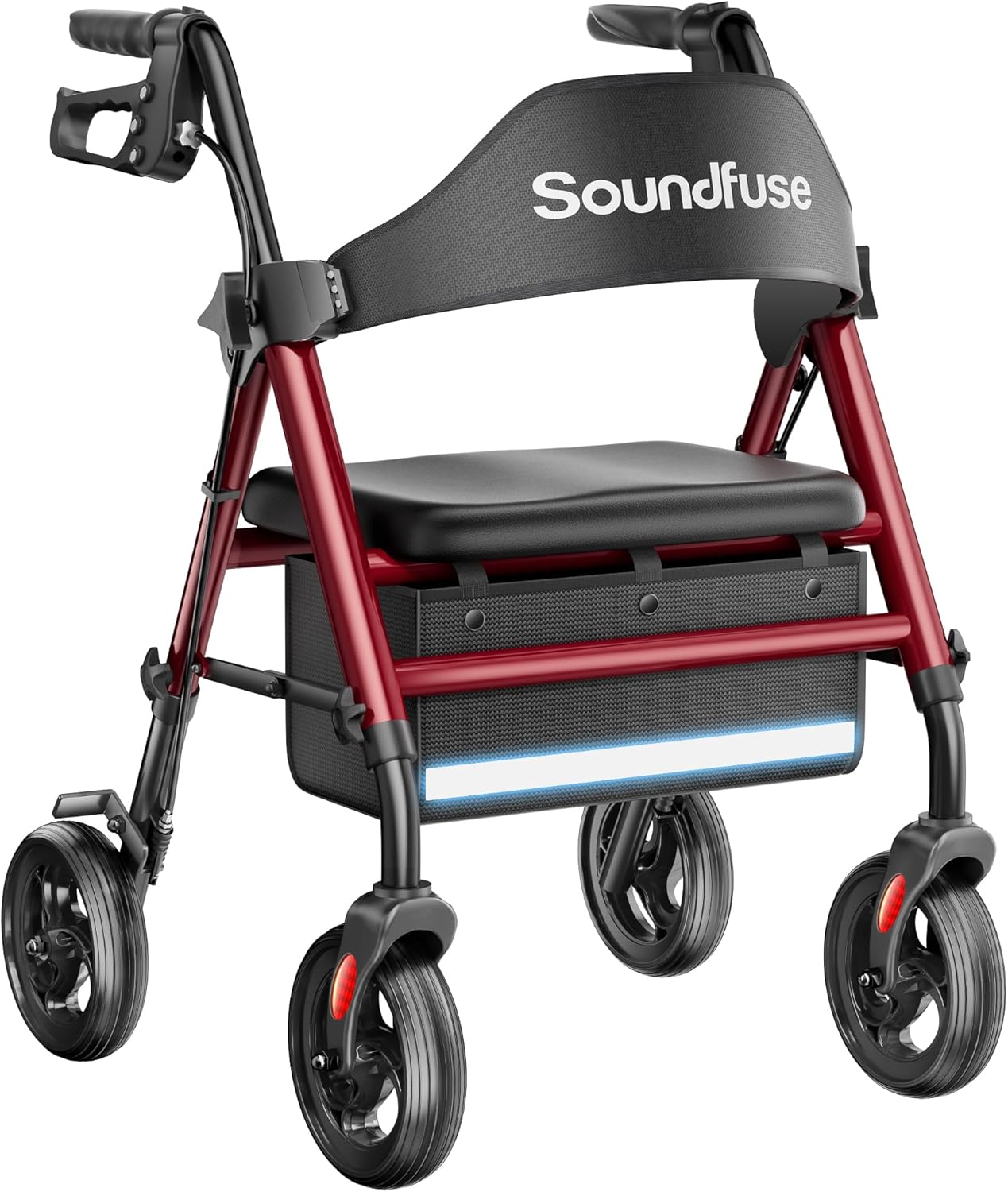 Soundfuse Rollator with 350lb Capacity ⚙