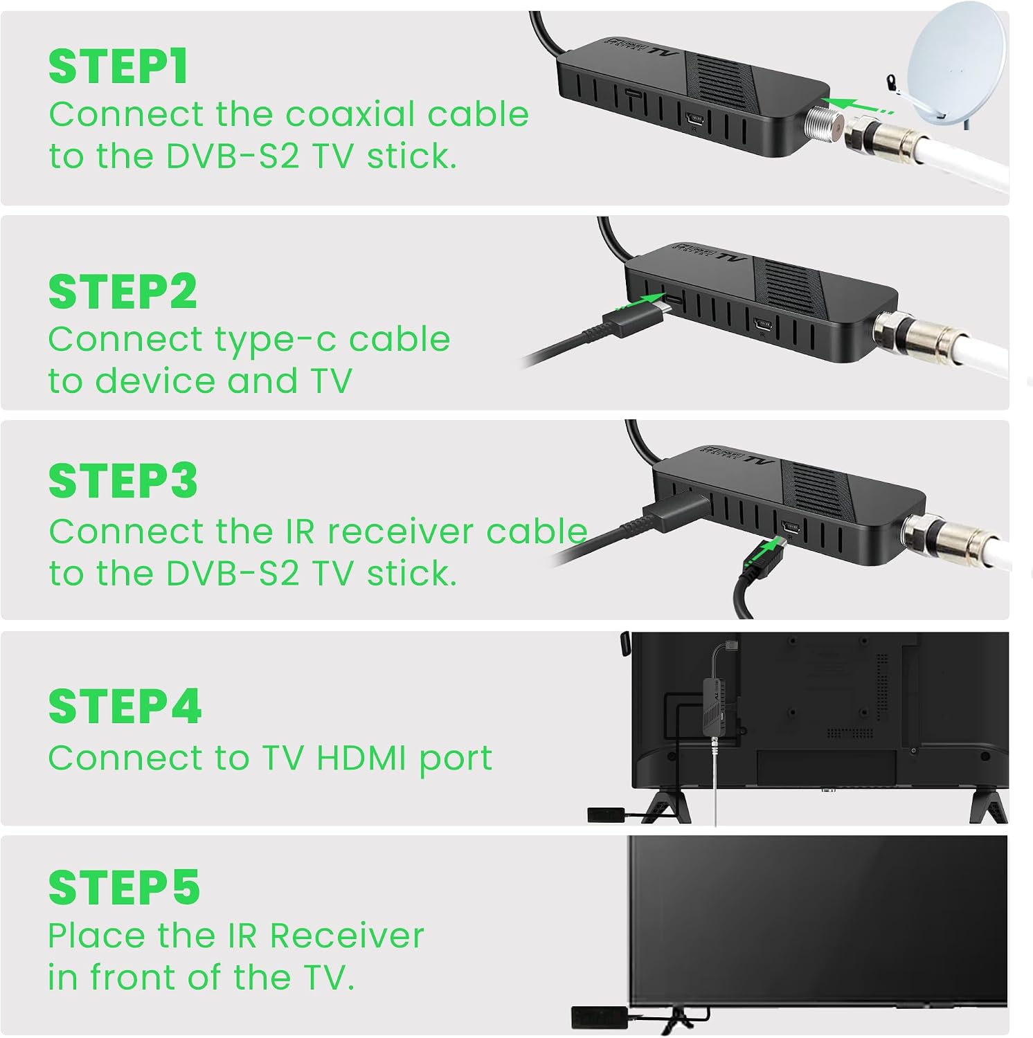 Thumbnail 6 de LEYF DVB-S2 Sat Receiver: Mini-Stick für verstecktes TV-Erlebnis mit Vorinstallation